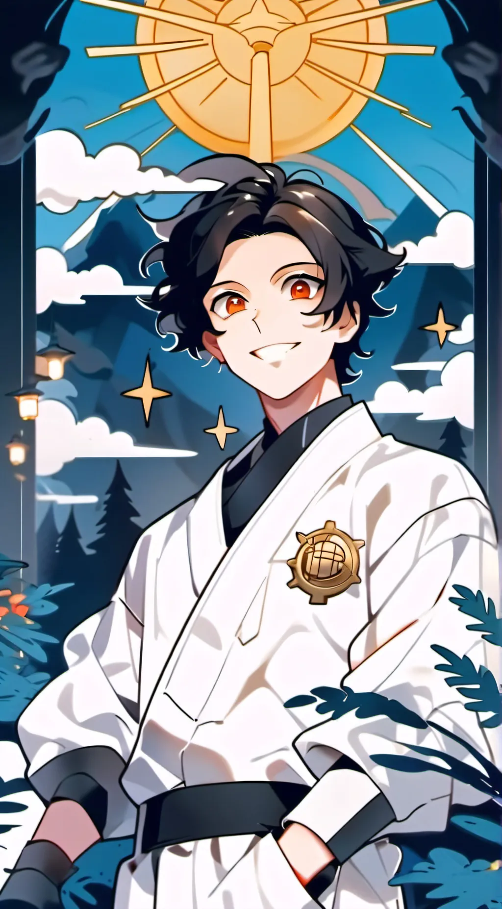 ai character: Muzan background