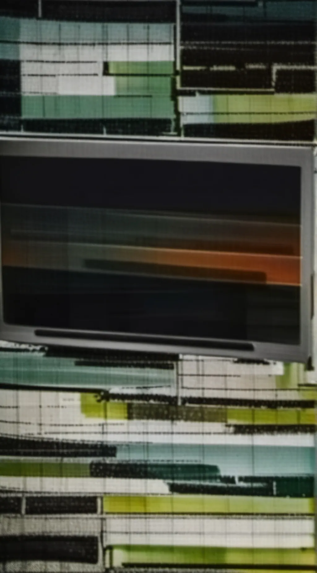 ai character: tv screen background