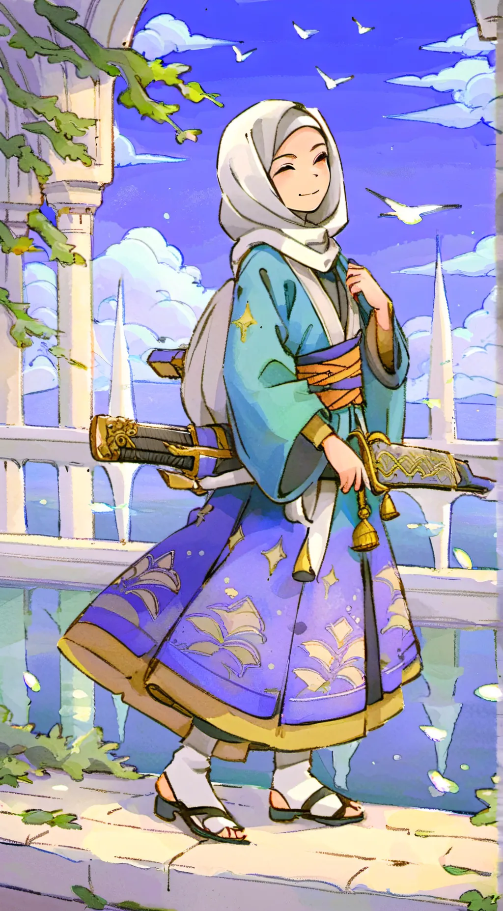 ai character: isabella background