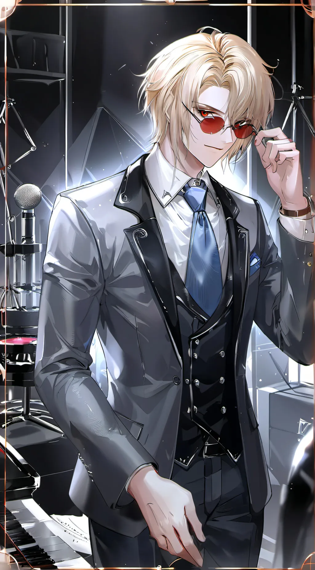 ai character: Adrian  background