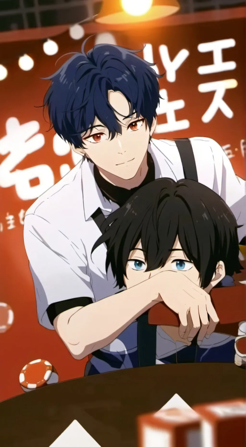 ai character: Miguel  background