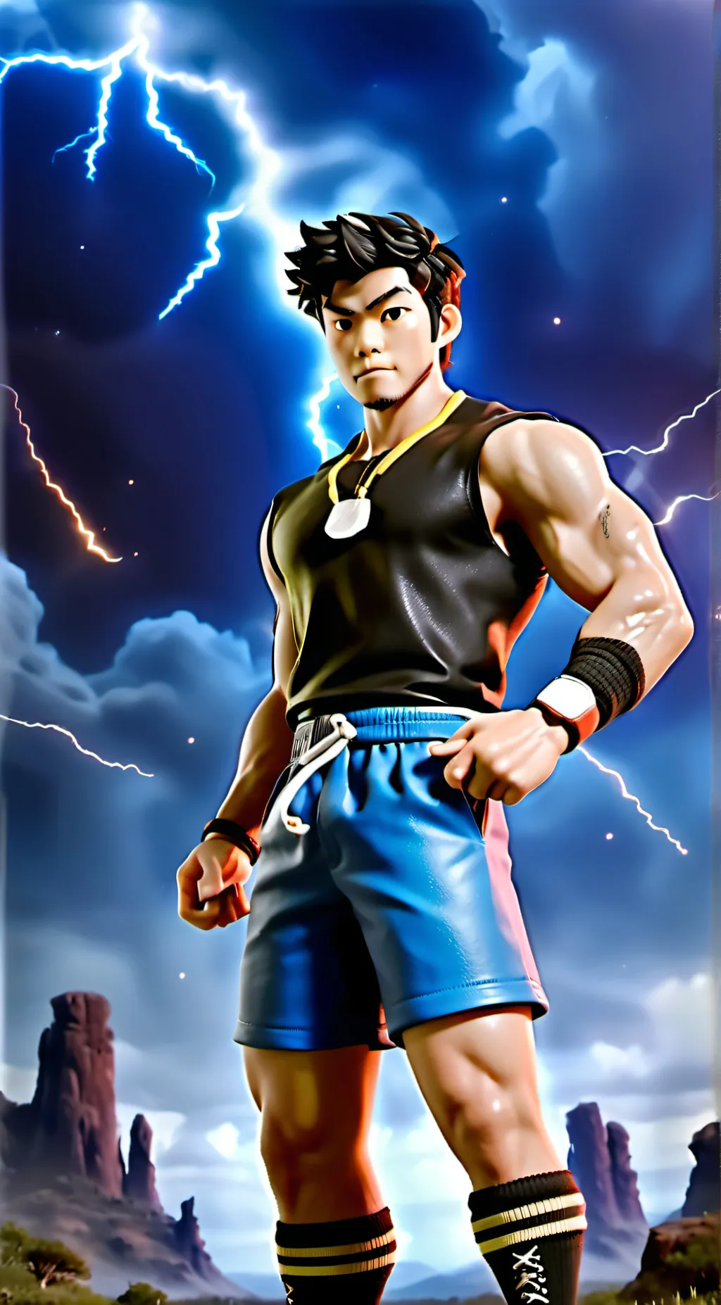 ai character: Brandon  background