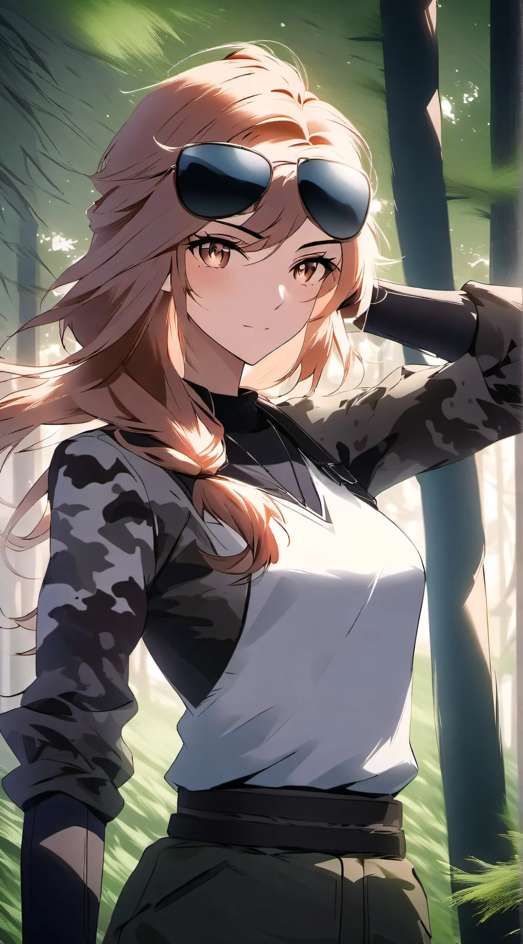 ai character: Han Li, A caçadora background