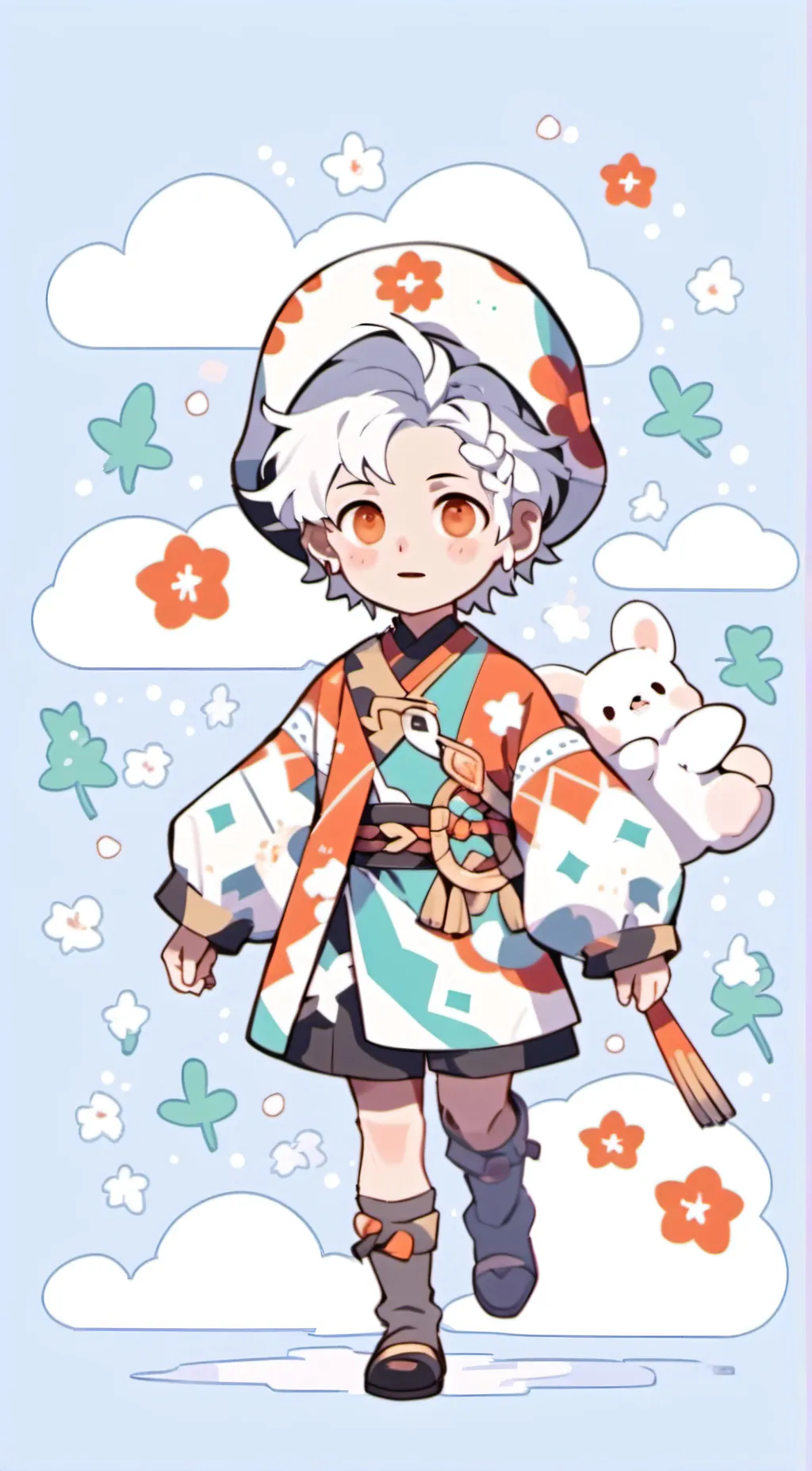 ai character: klaus background