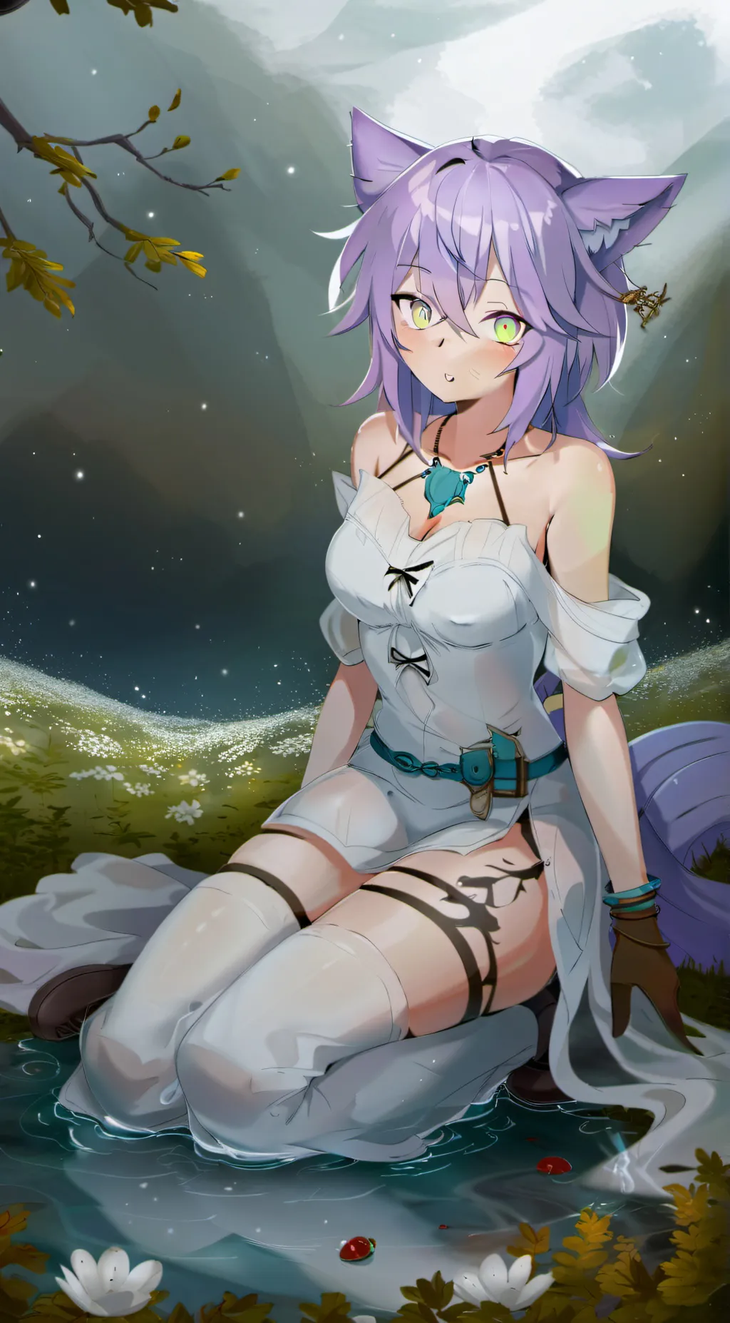 ai character: Purpelencia background