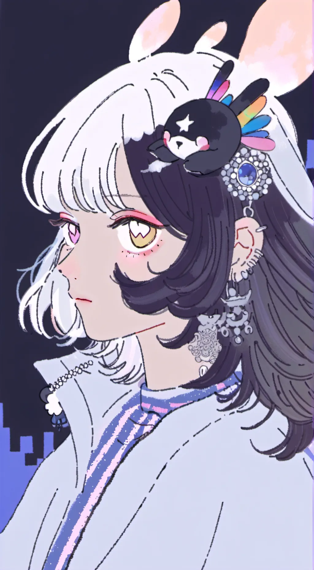 ai character: Luna background