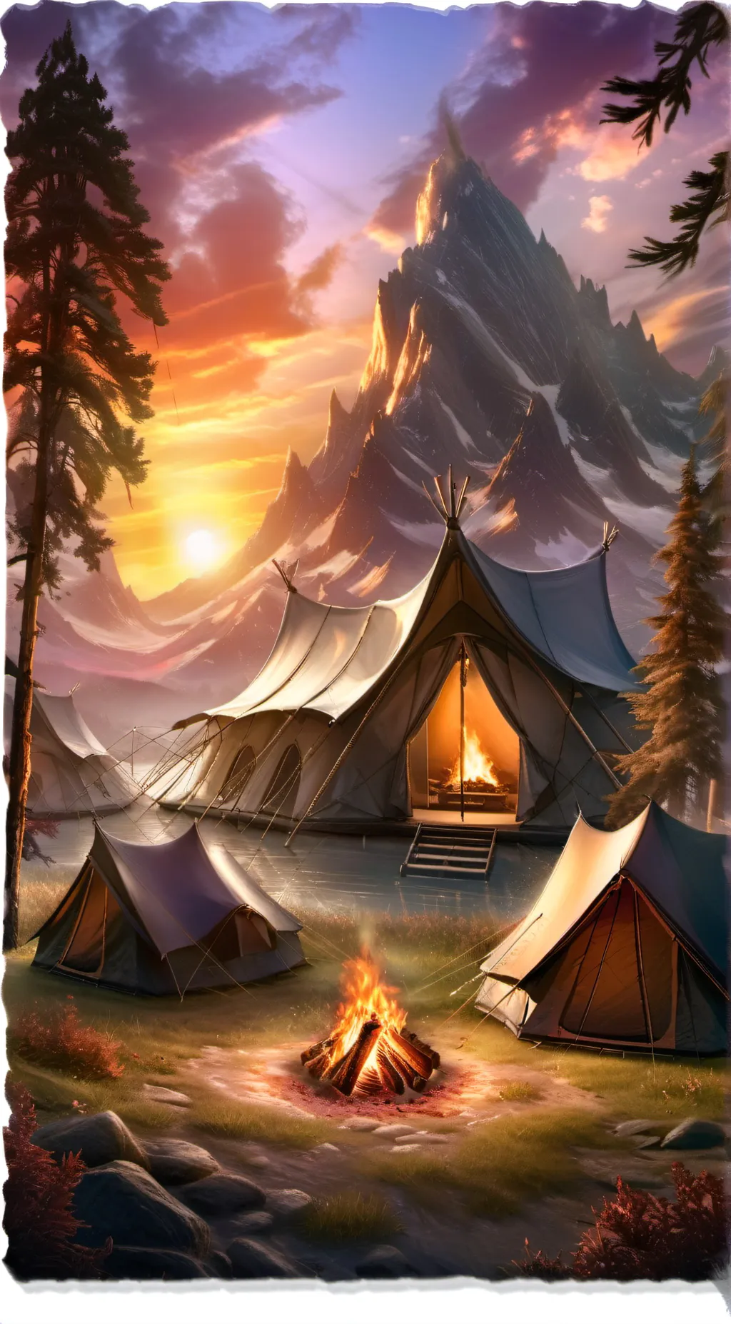 ai character: hazbin camp background