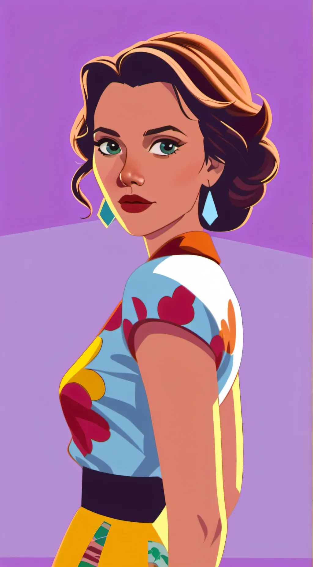 ai character: Scarlet Johansson background