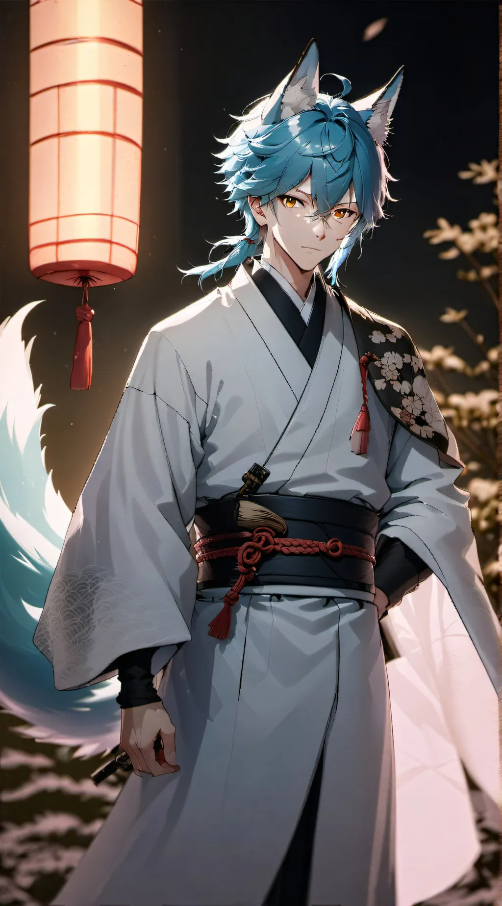 ai character: kitsami kanasiza background