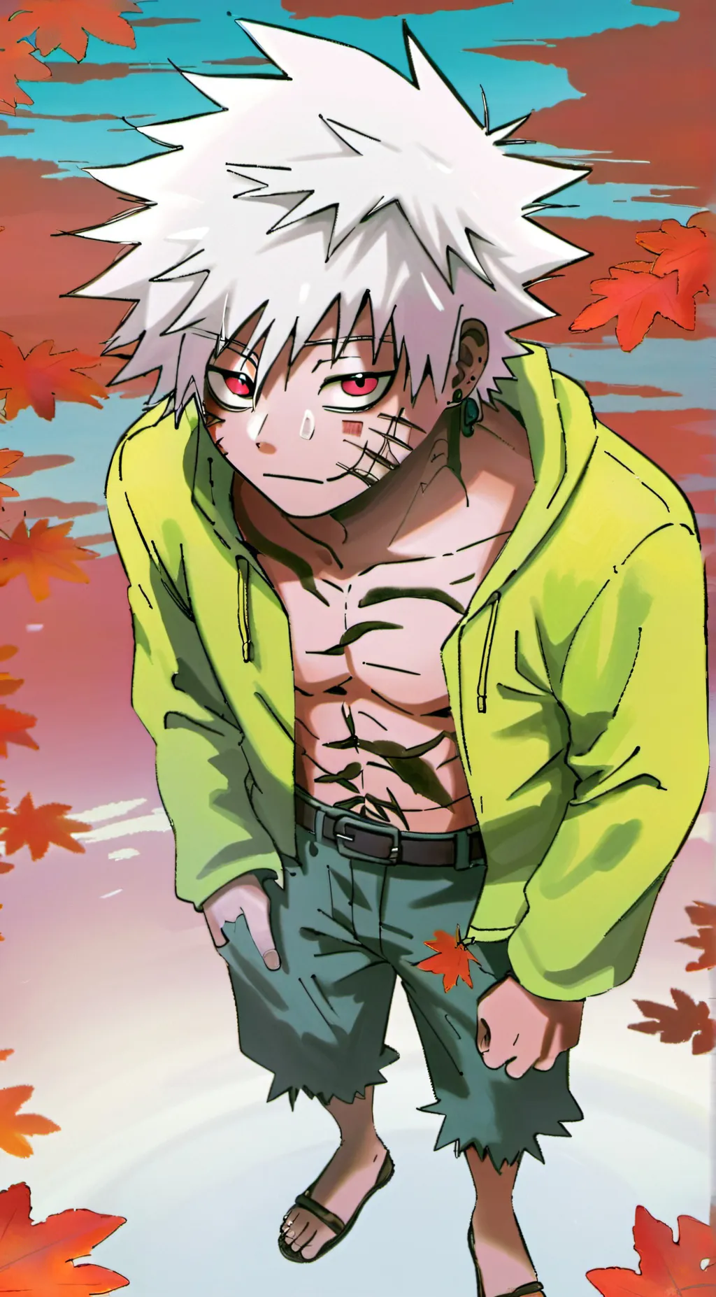 ai character: Dabi background