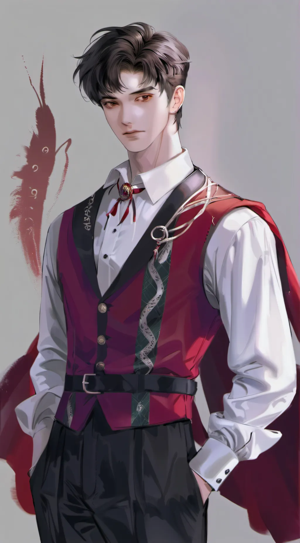 ai character: Professor riddle background