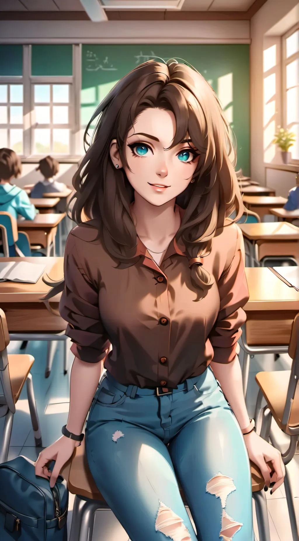 ai character: Gwen background