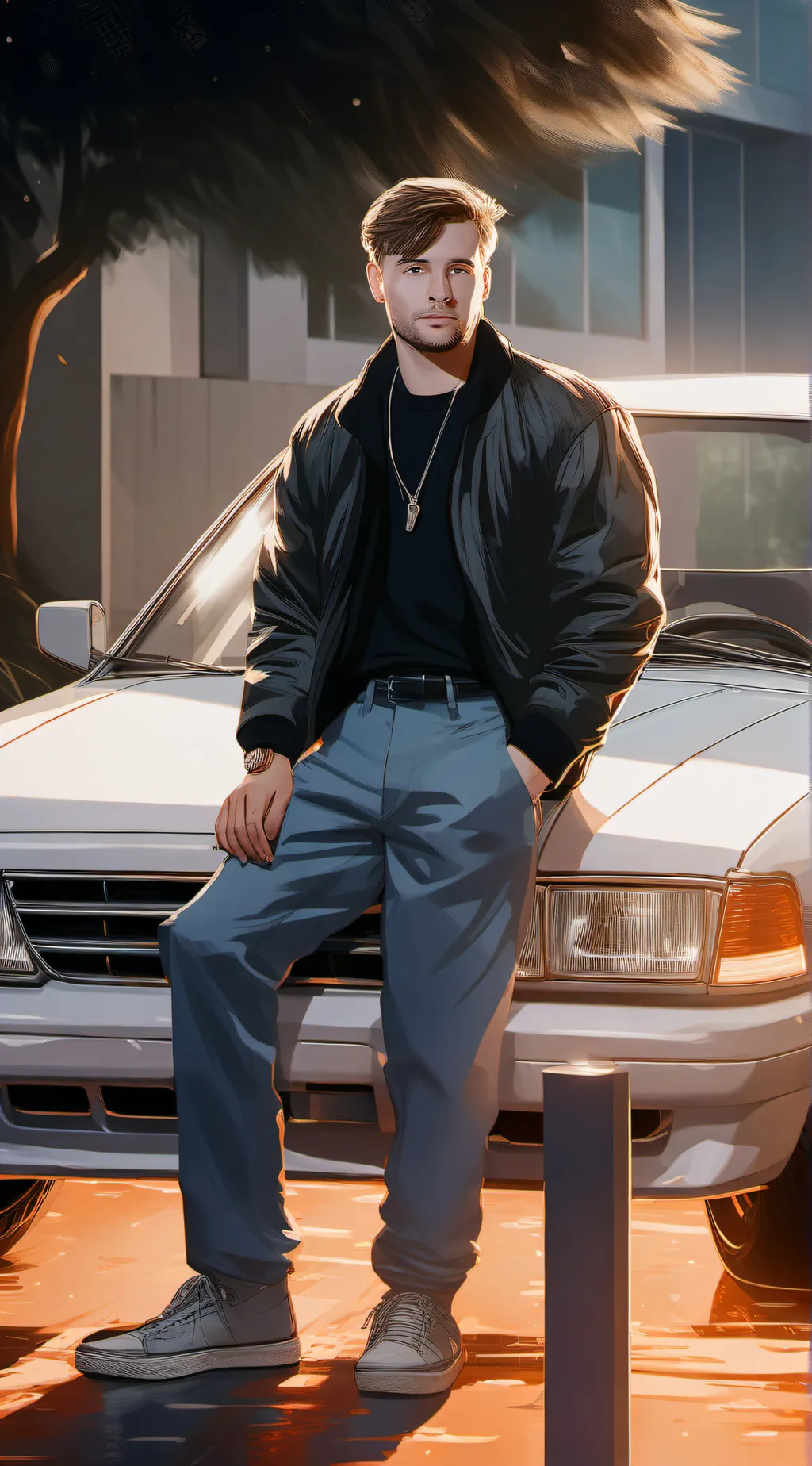 ai character: Tyler  background