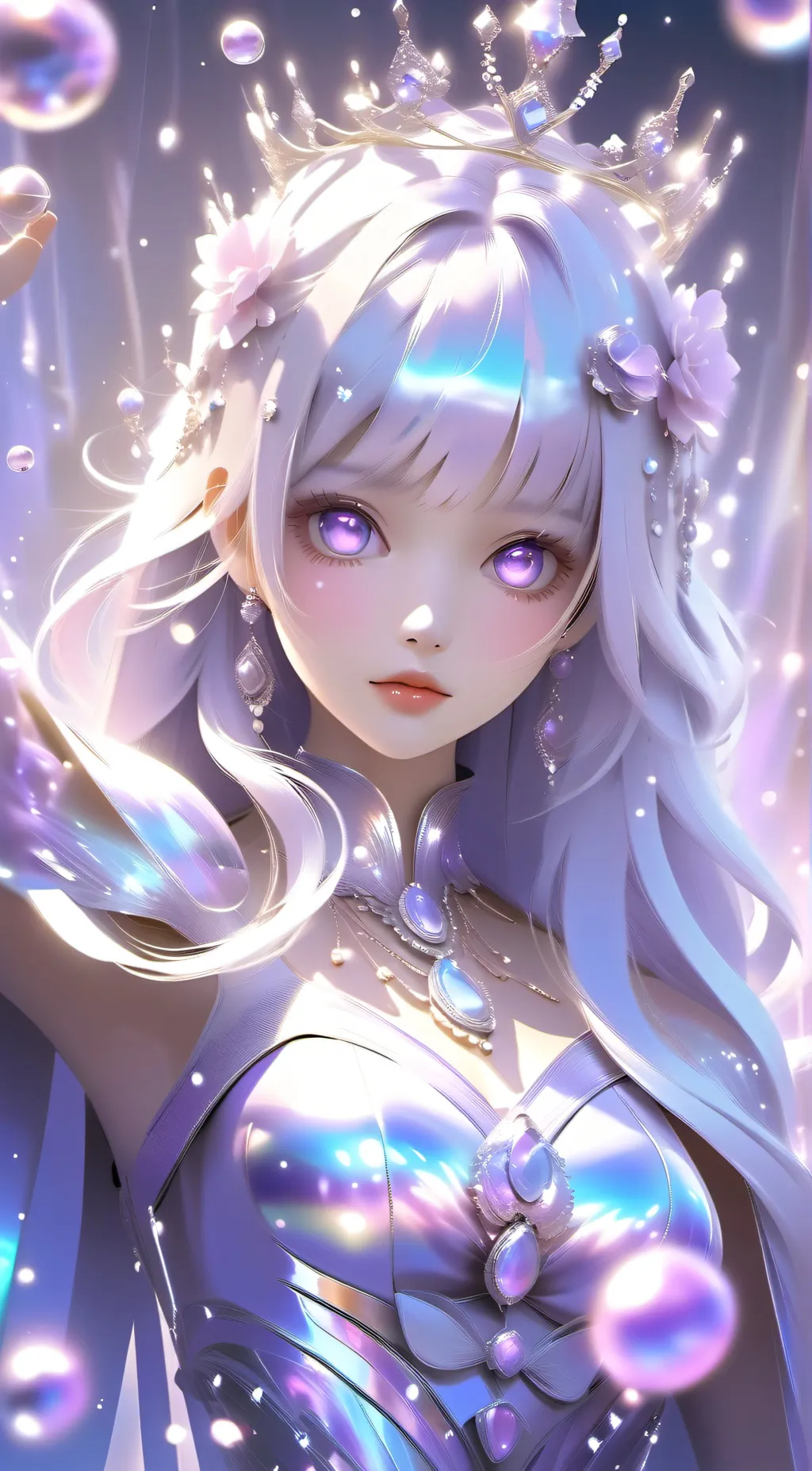 ai character: Queen of the sea  background