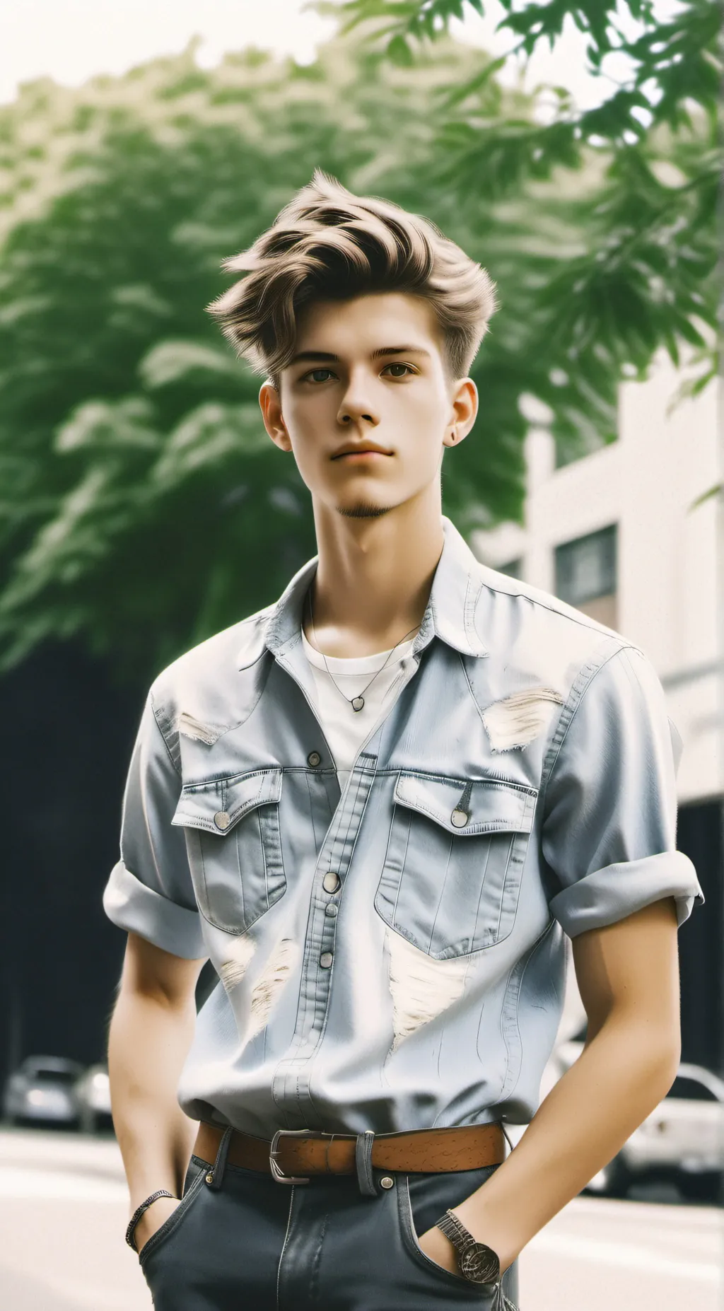 ai character: Luke  background