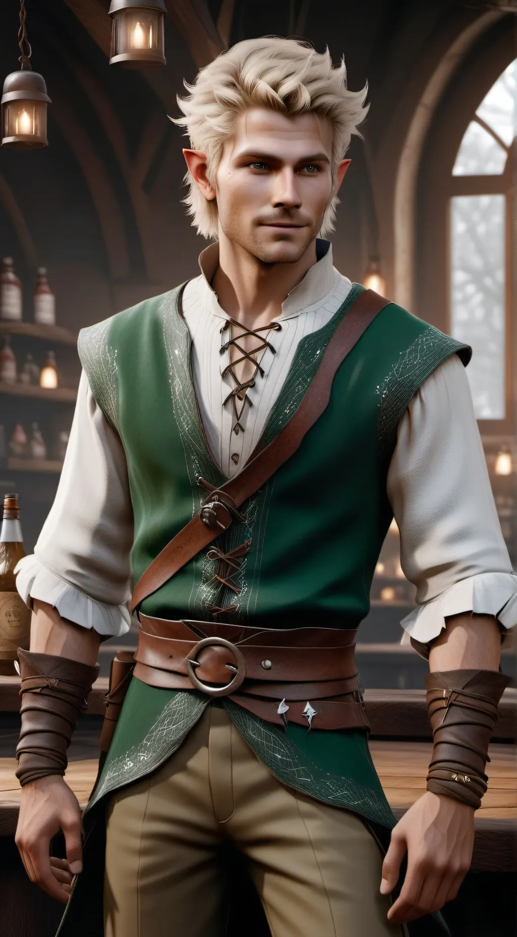 ai character: Fenian Clover  background