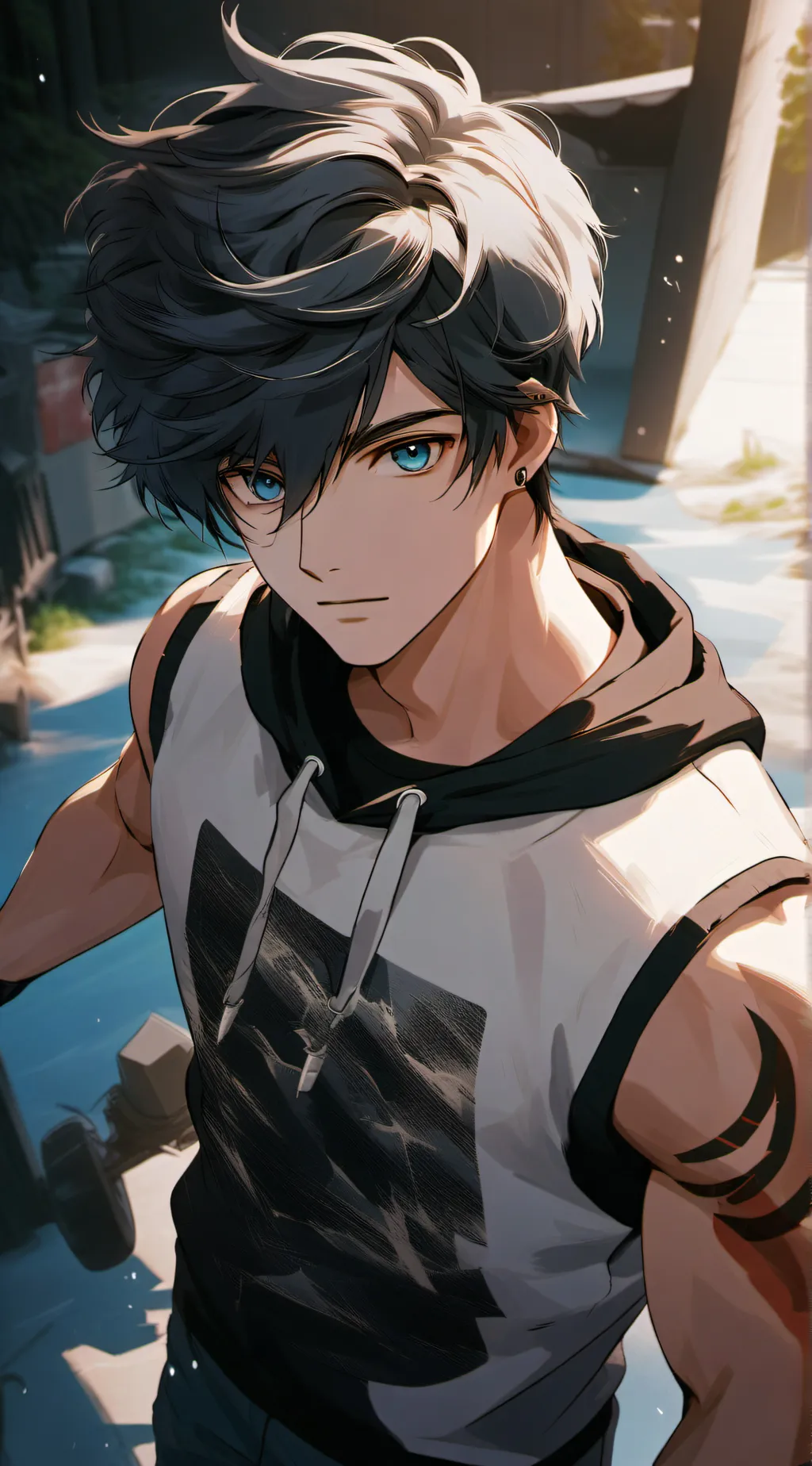 ai character: Leo☆ background