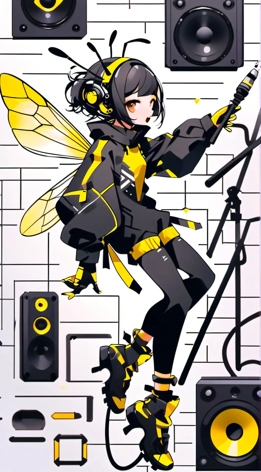 ai character: Winnie  background