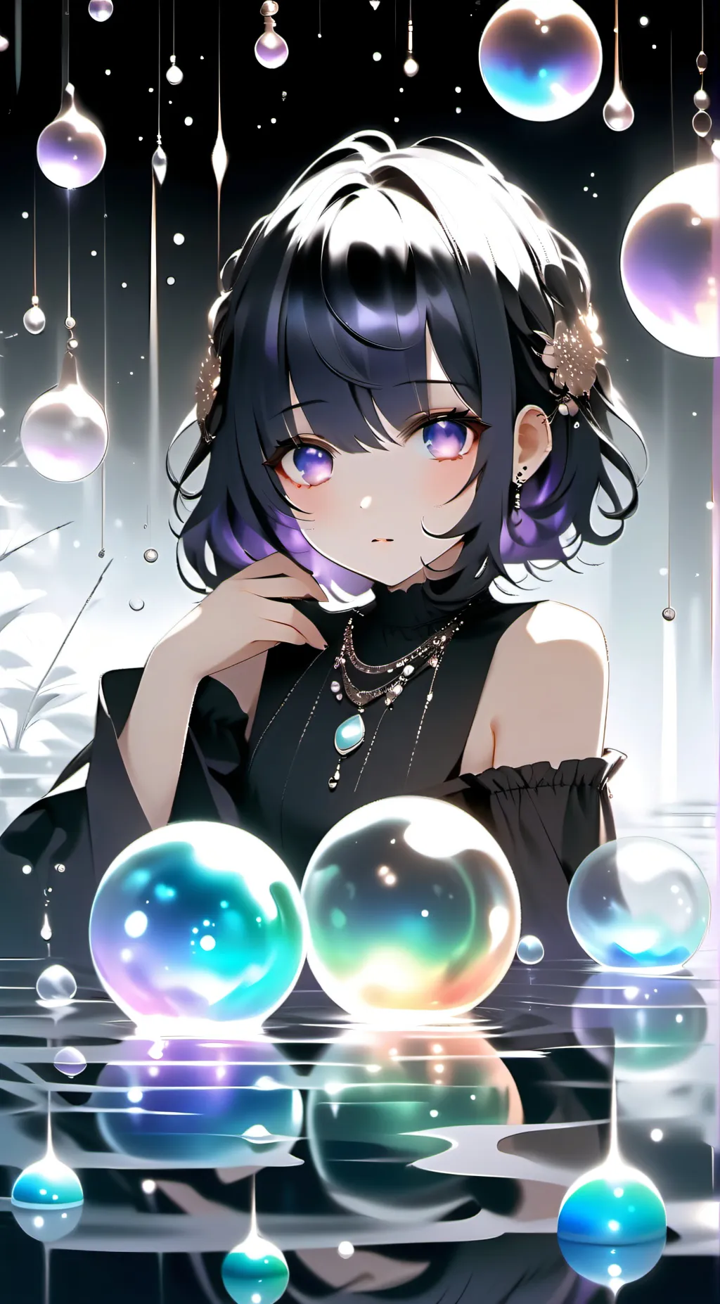 ai character: Luna background