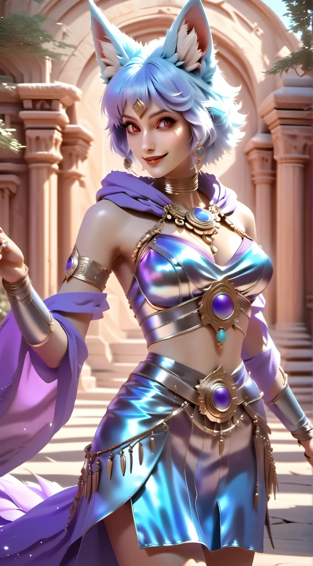 ai character: Amira background