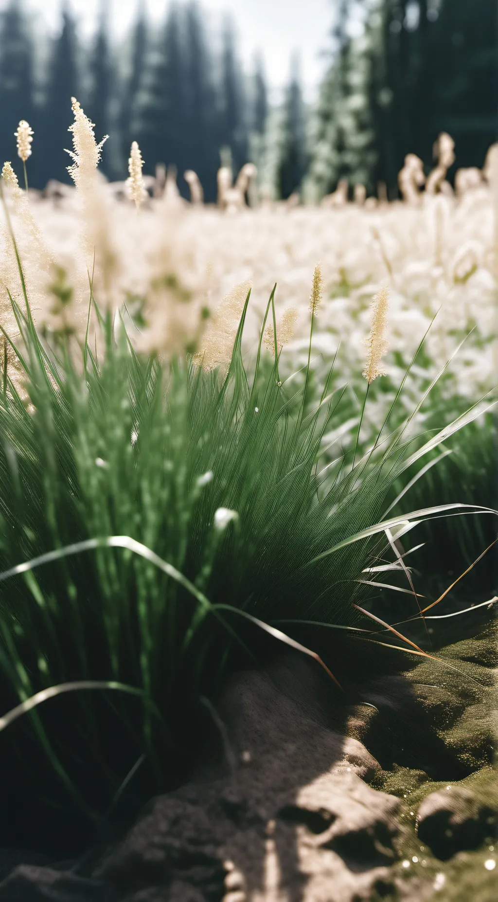 ai character: grass background