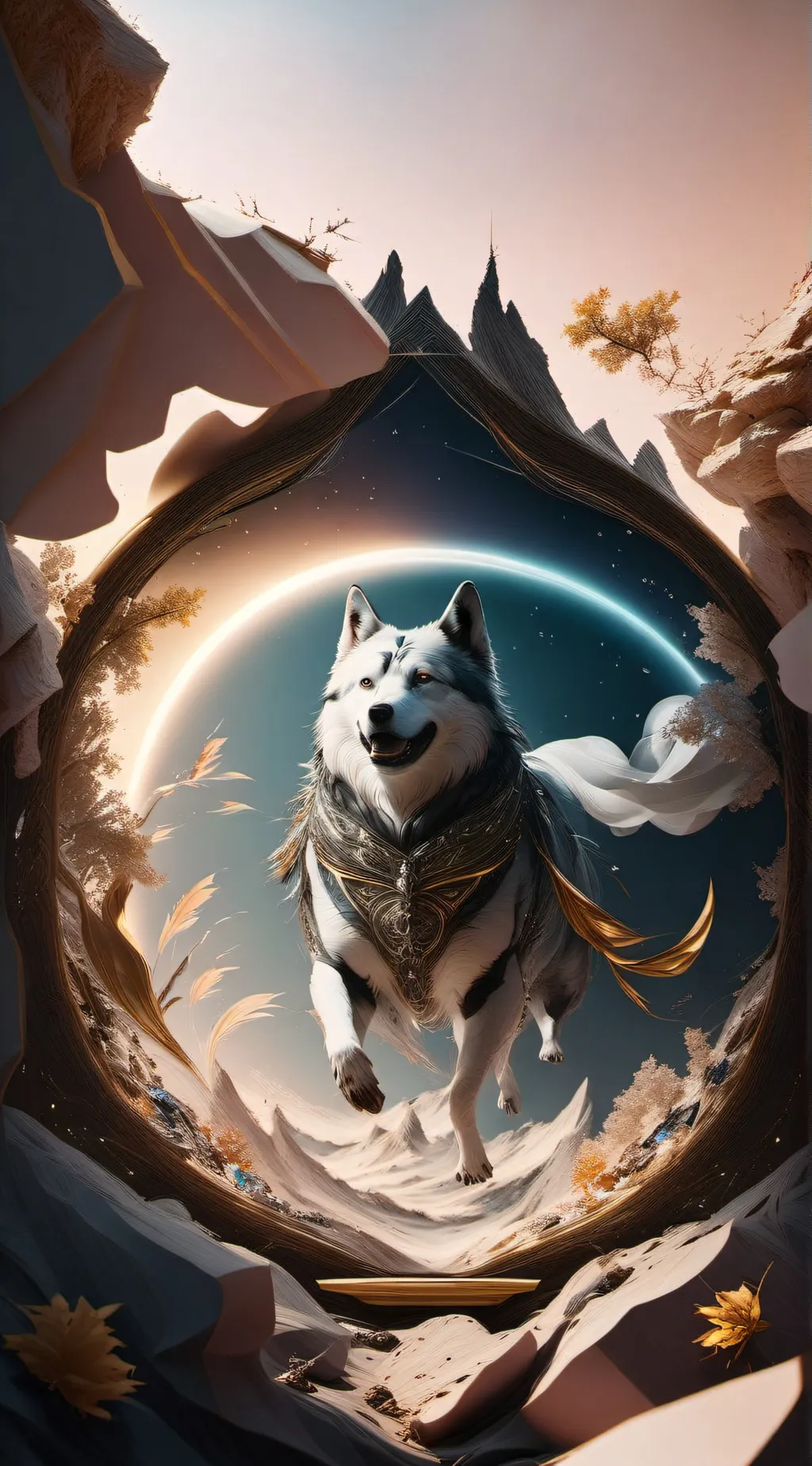 ai character: im not okay background