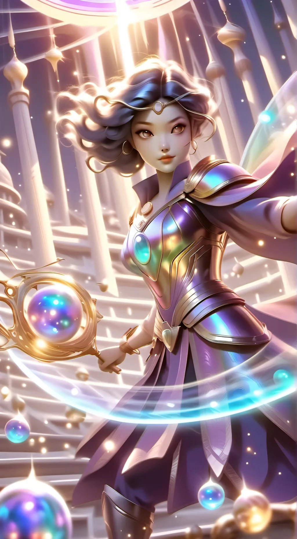 ai character: Aria background