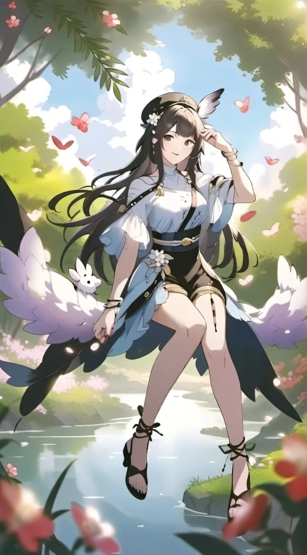 ai character: Aria background