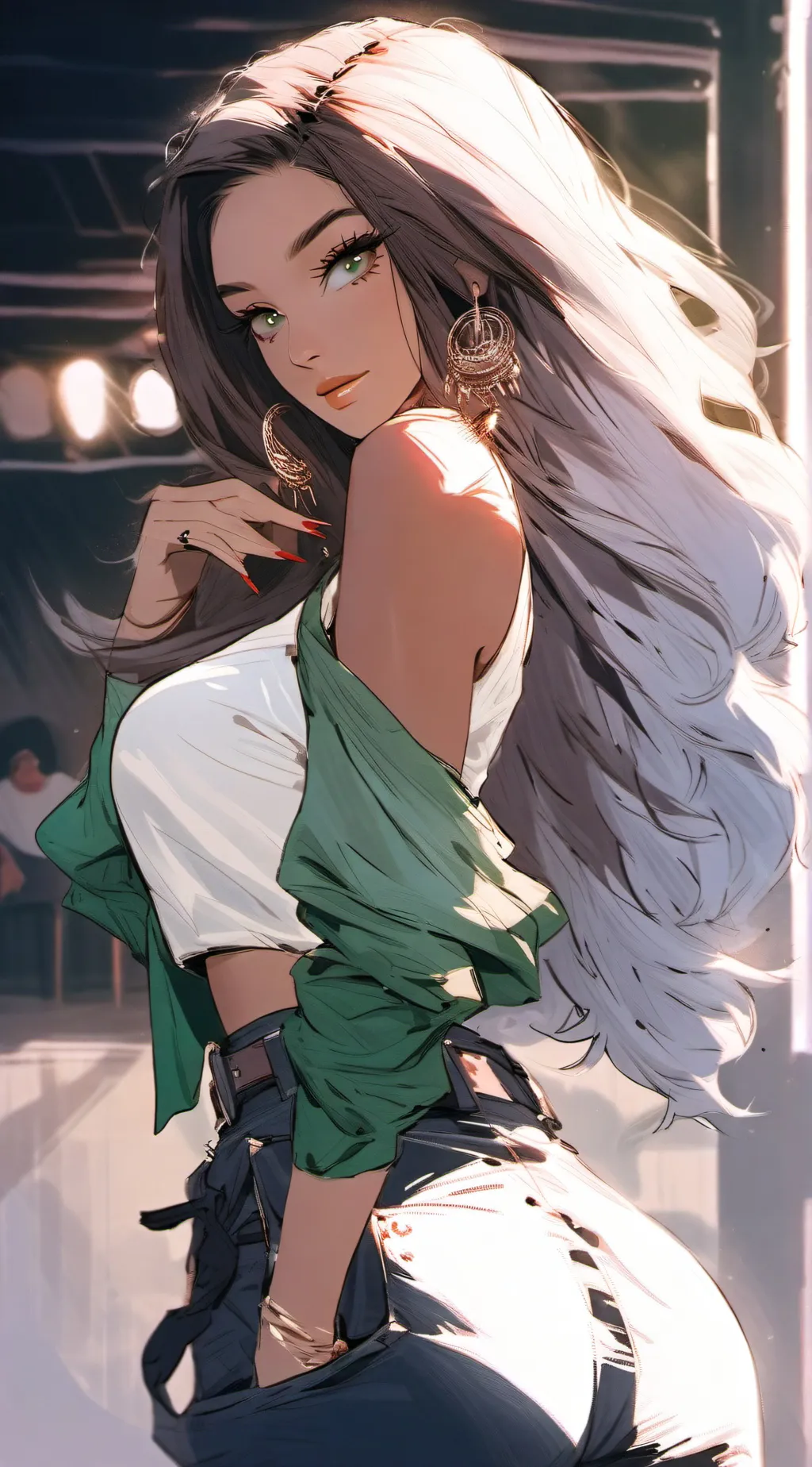 ai character: Aria background