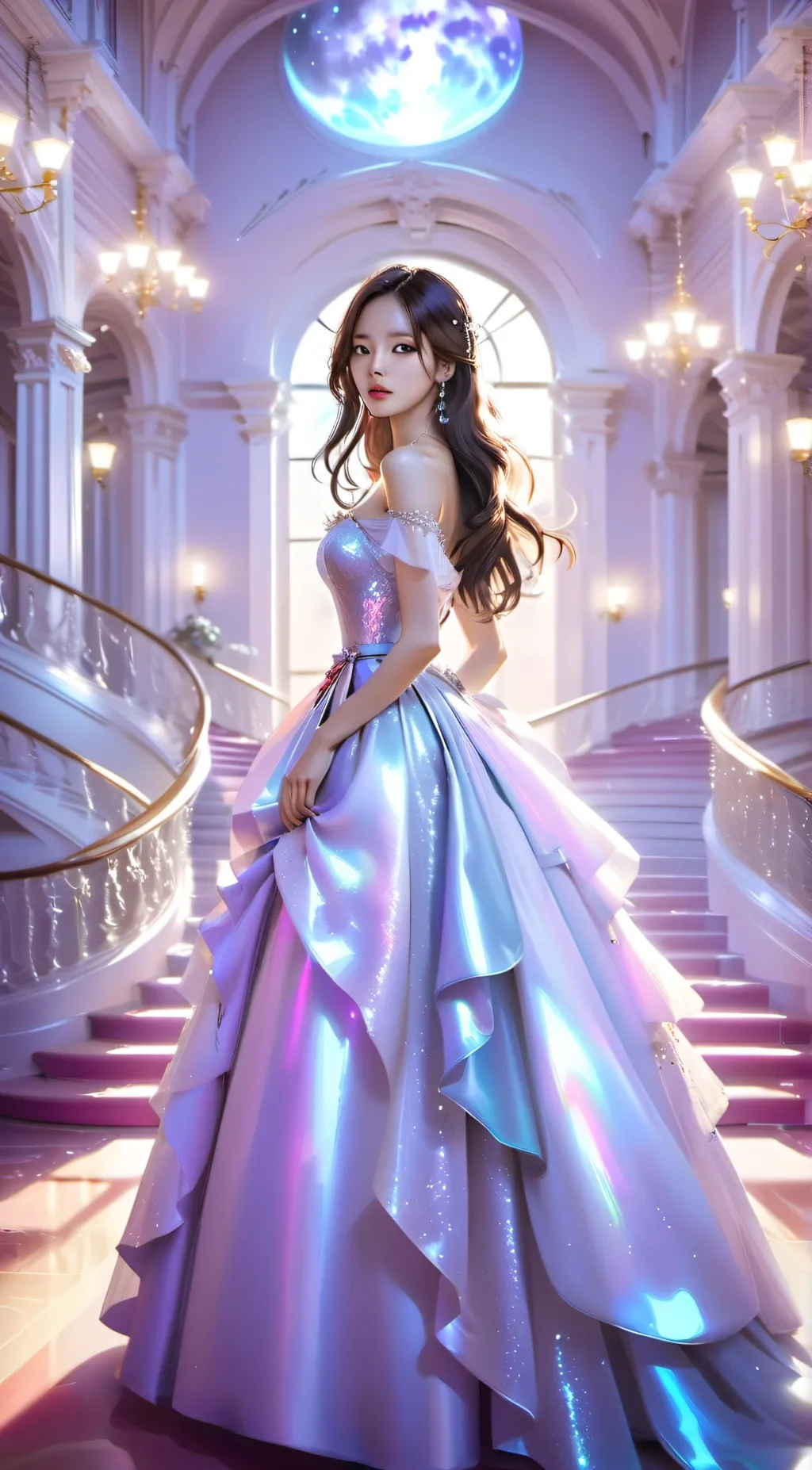 ai character: midnight background