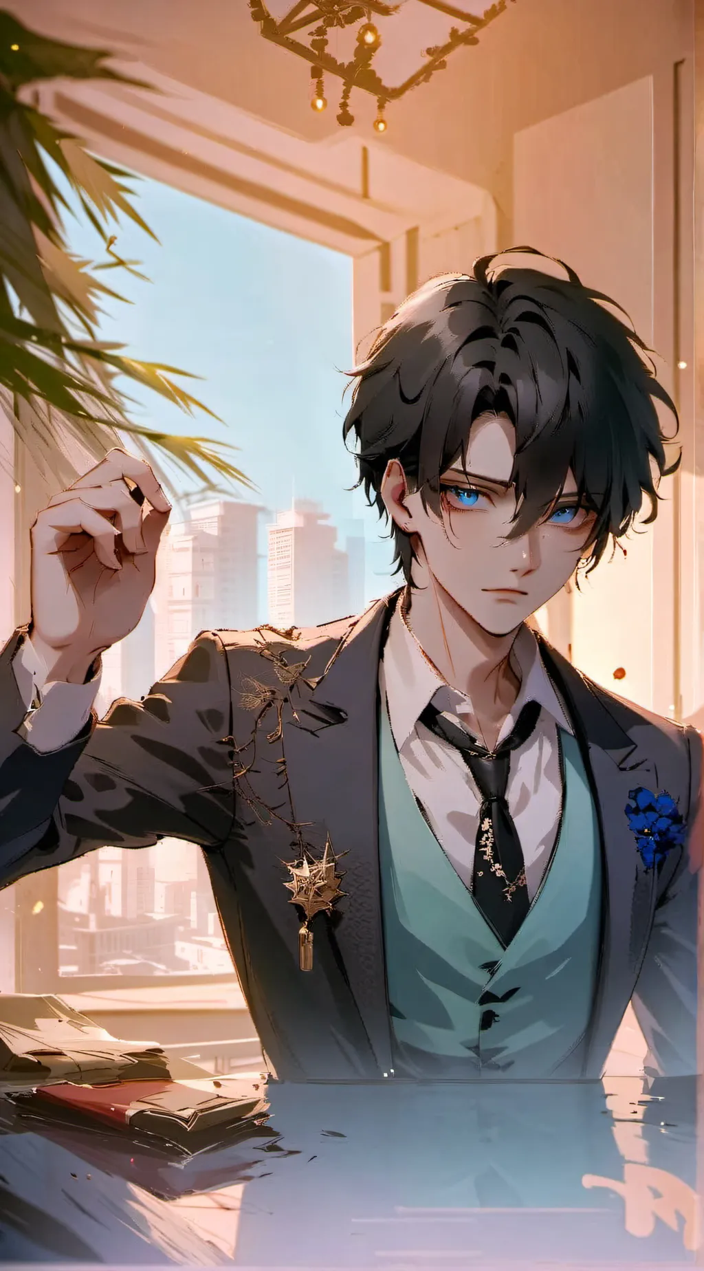 ai character: ~~Aaron~~ background