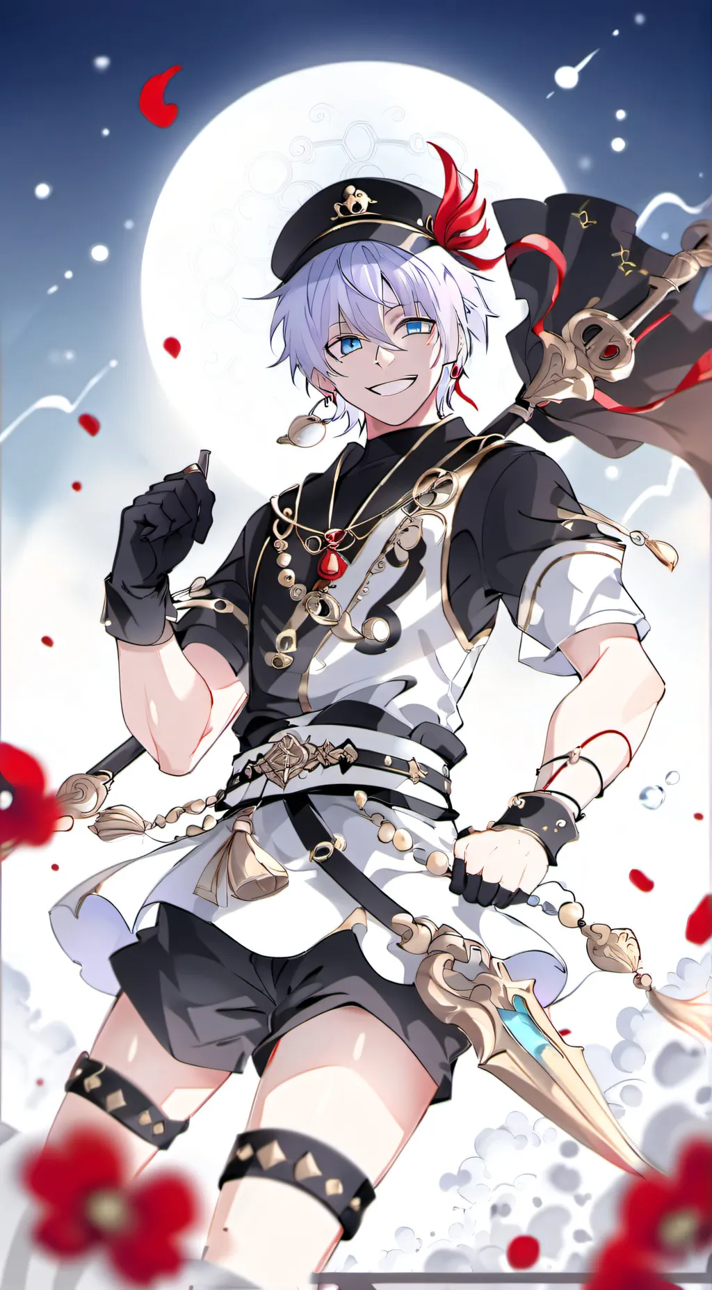 ai character: Satoru gojo background