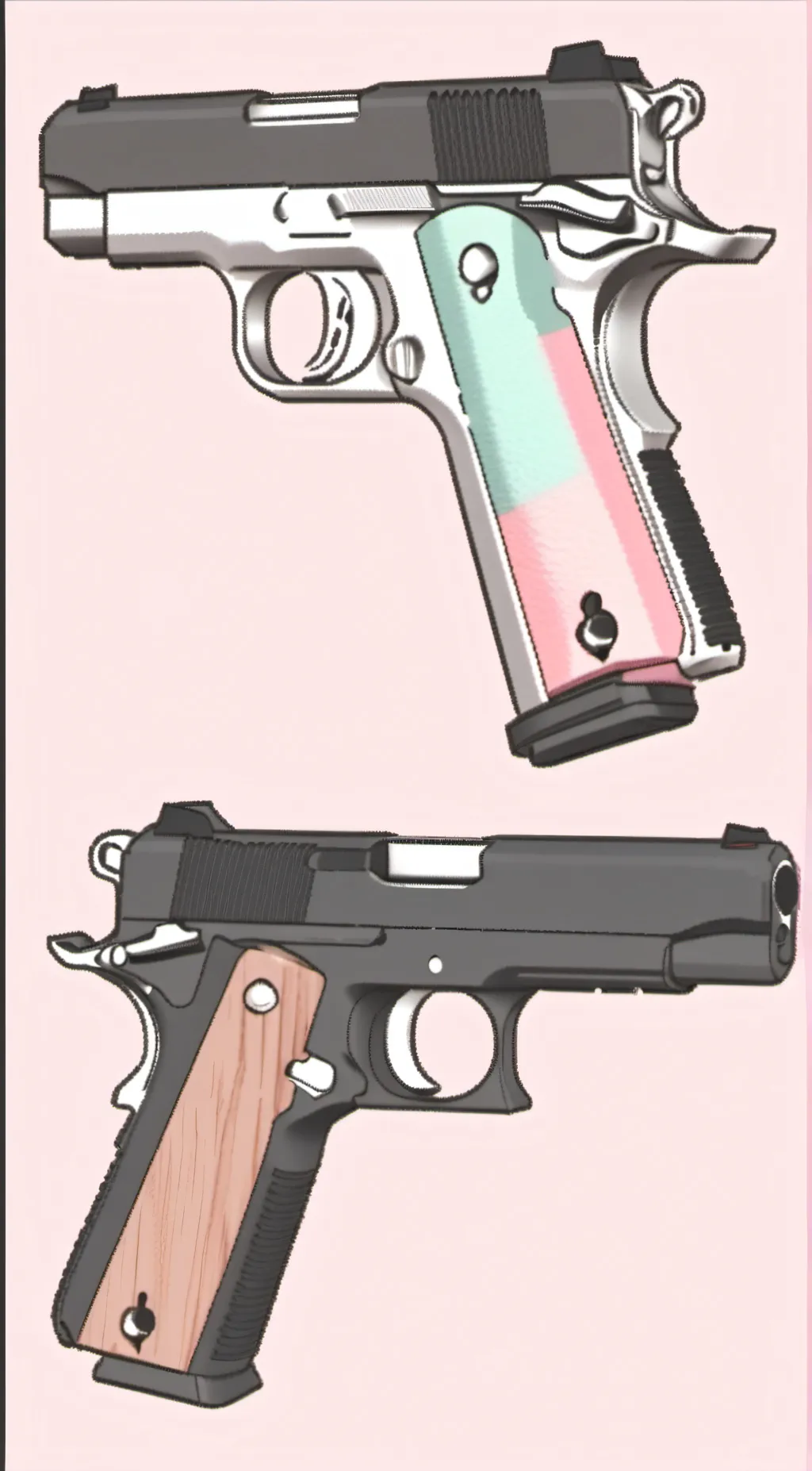 ai character: Kimber kds9c and.. background