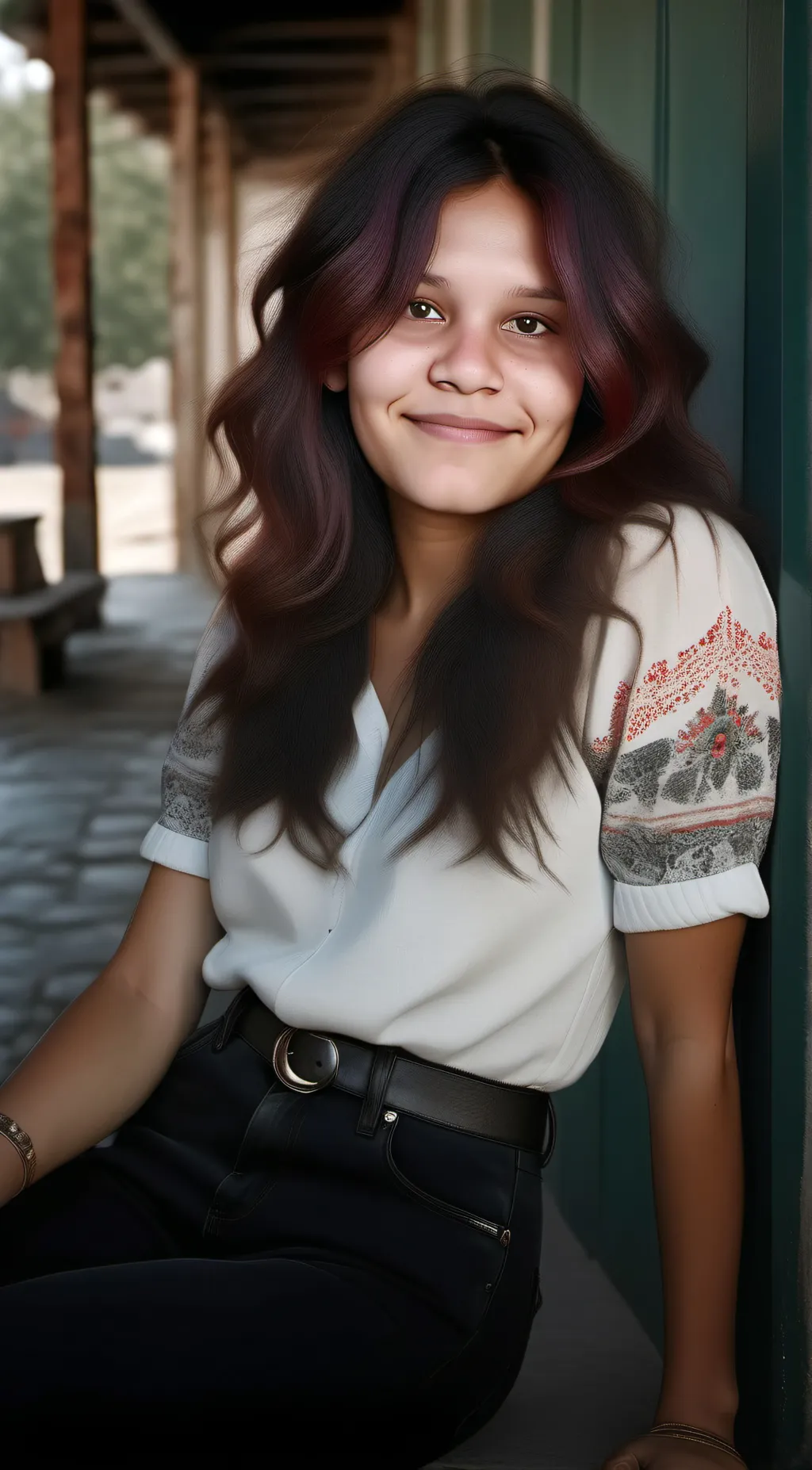 ai character: ellie background