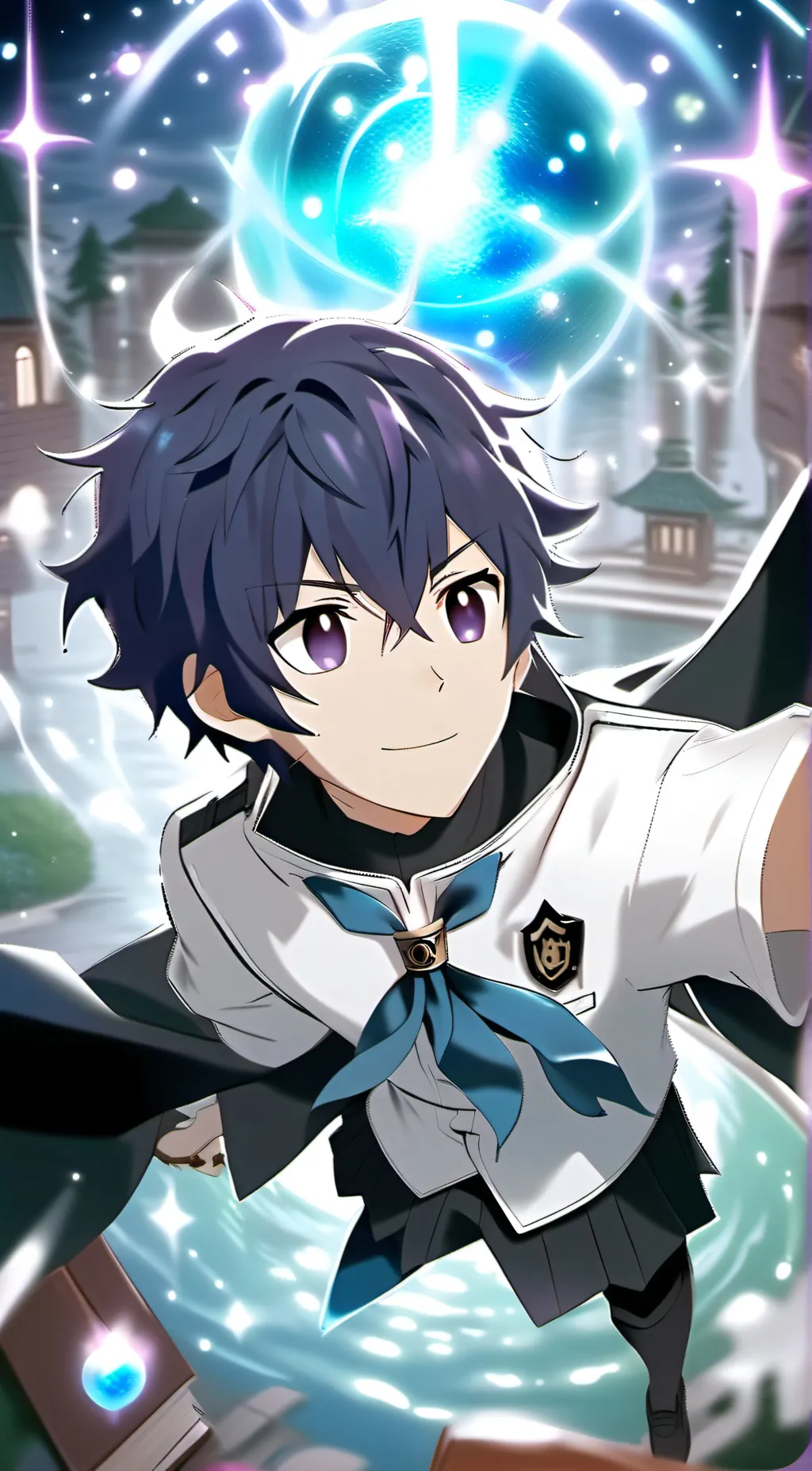 ai character: Shin Wolford  background