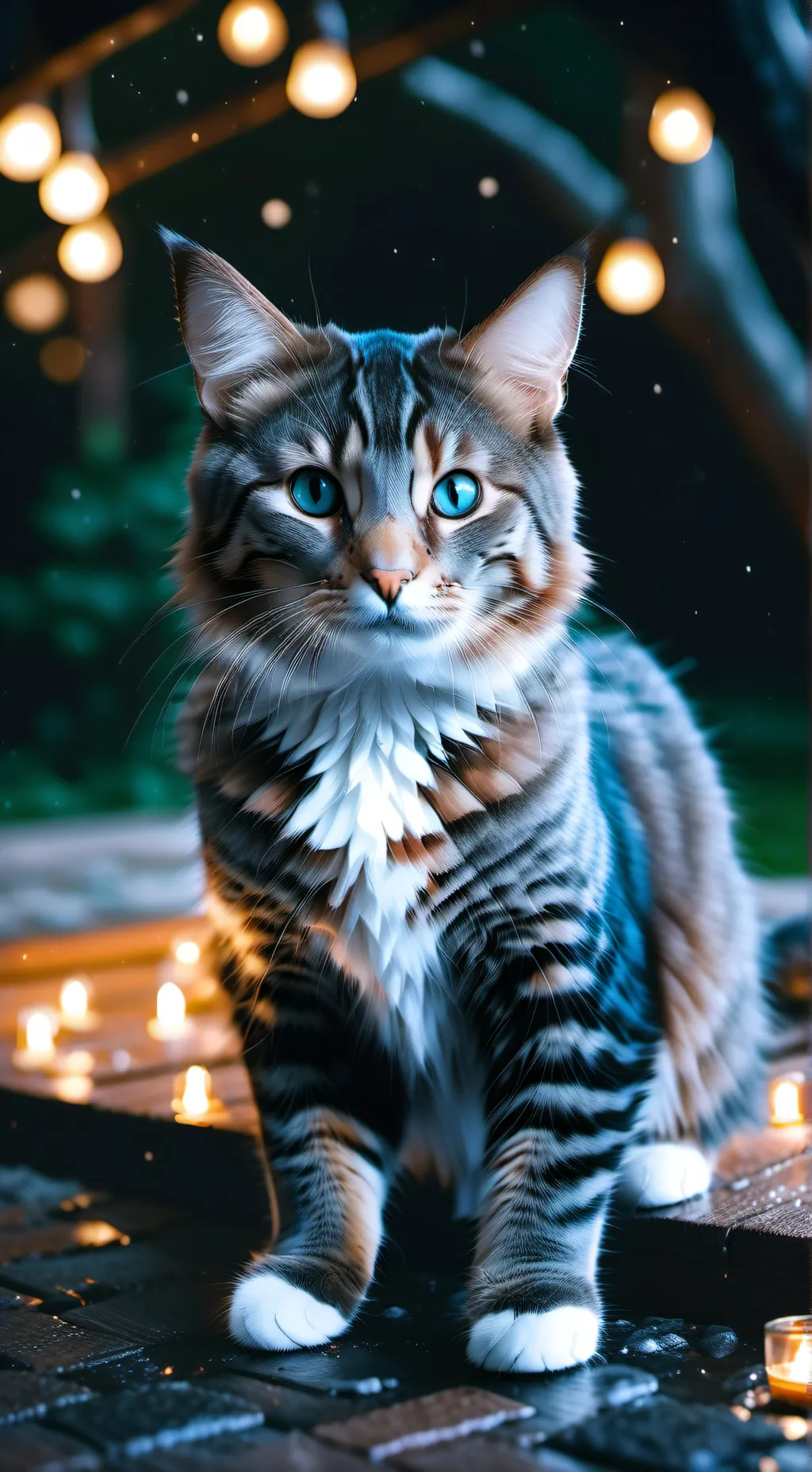 ai character: Lost cat background