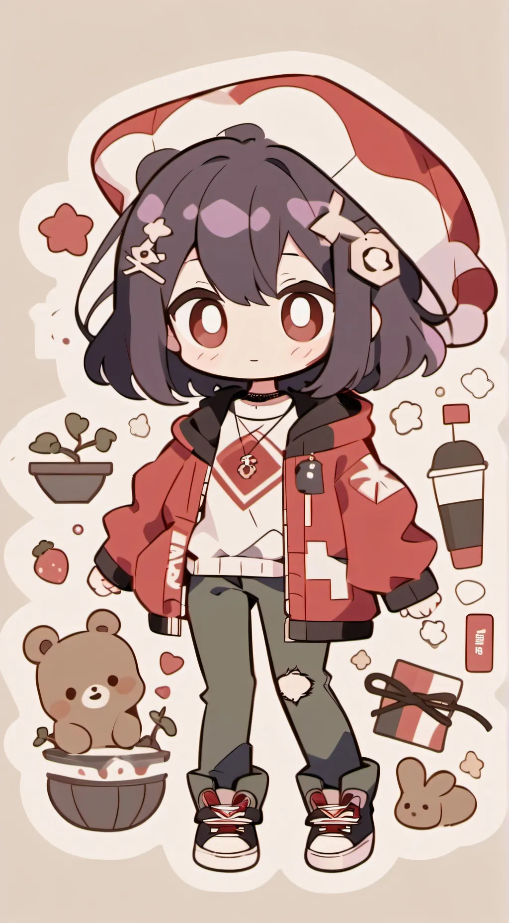 ai character: Marcela background