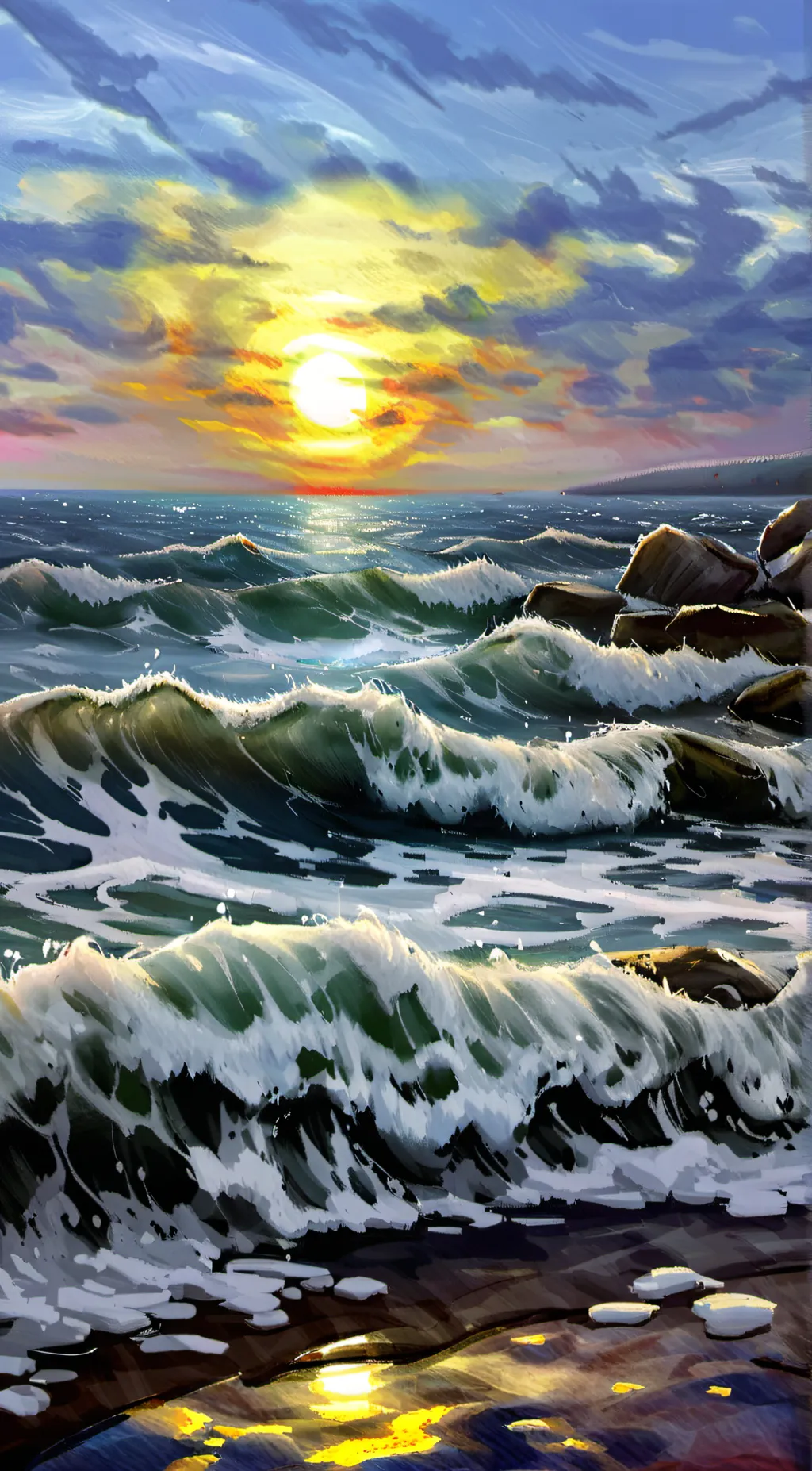 ai character: Alice's studio  background