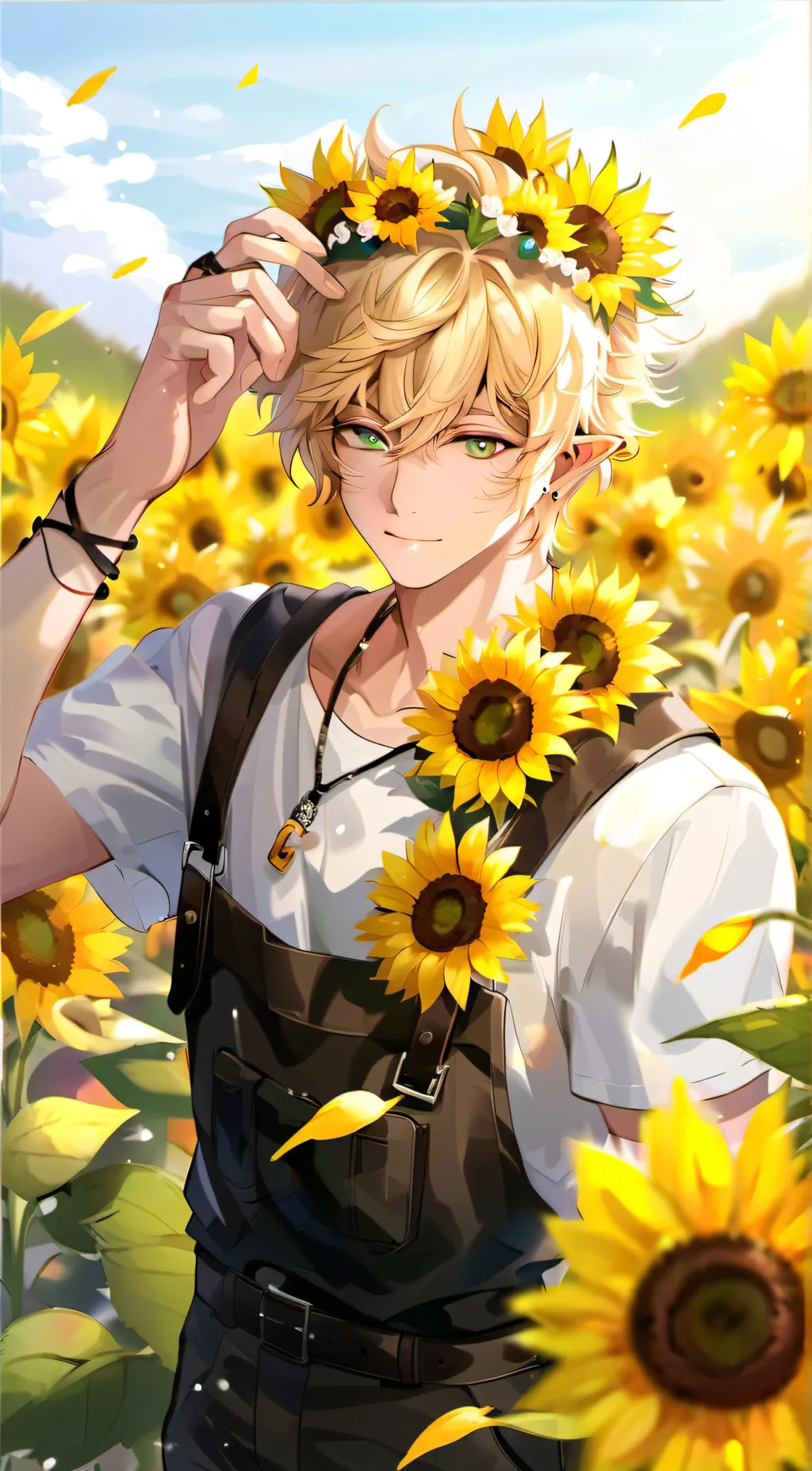 ai character: 🌻🏵️ Kai 🏵️🌻 background