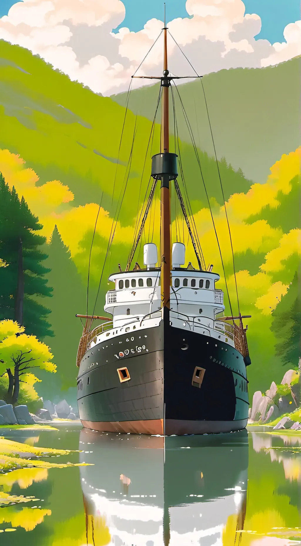 ai character: Shark attack!  background