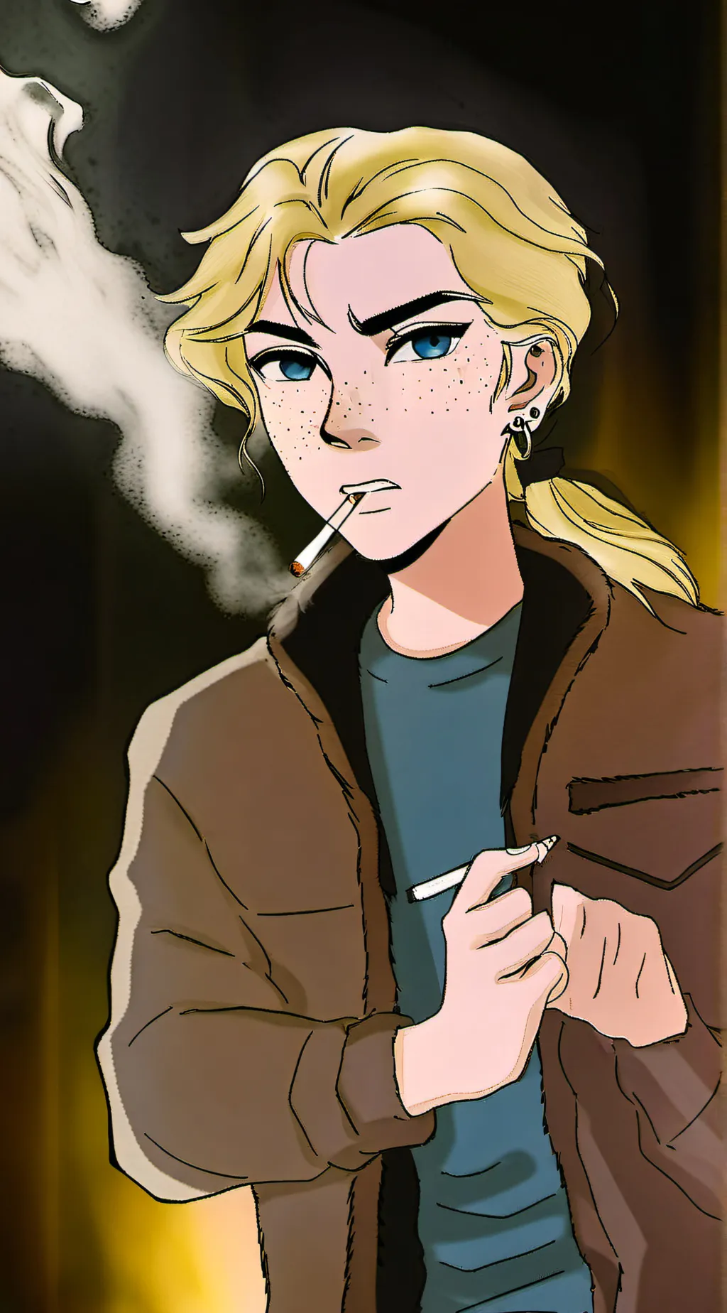 ai character: Dee  background