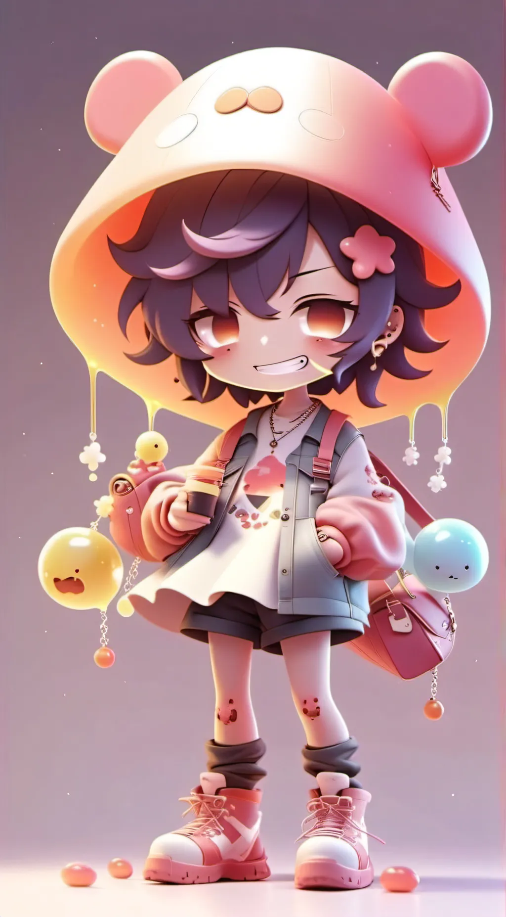 ai character: Jelly Bean  background