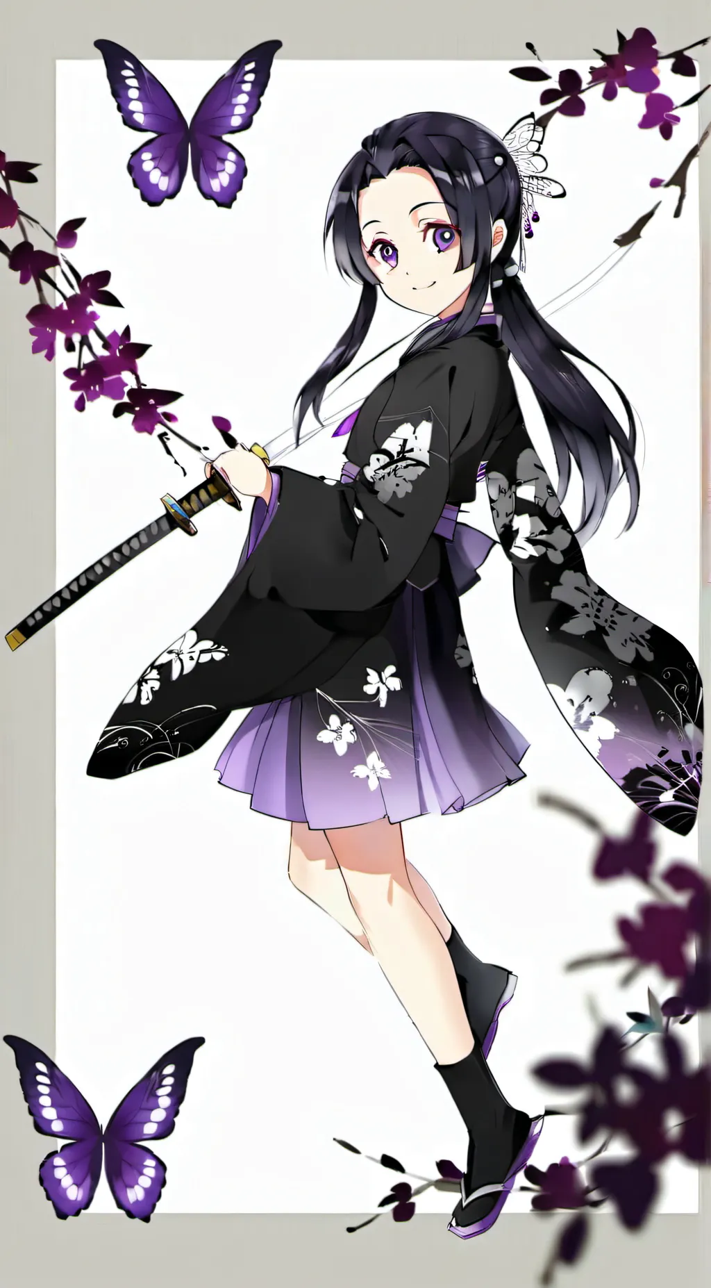 ai character: Shinobu Kocho background