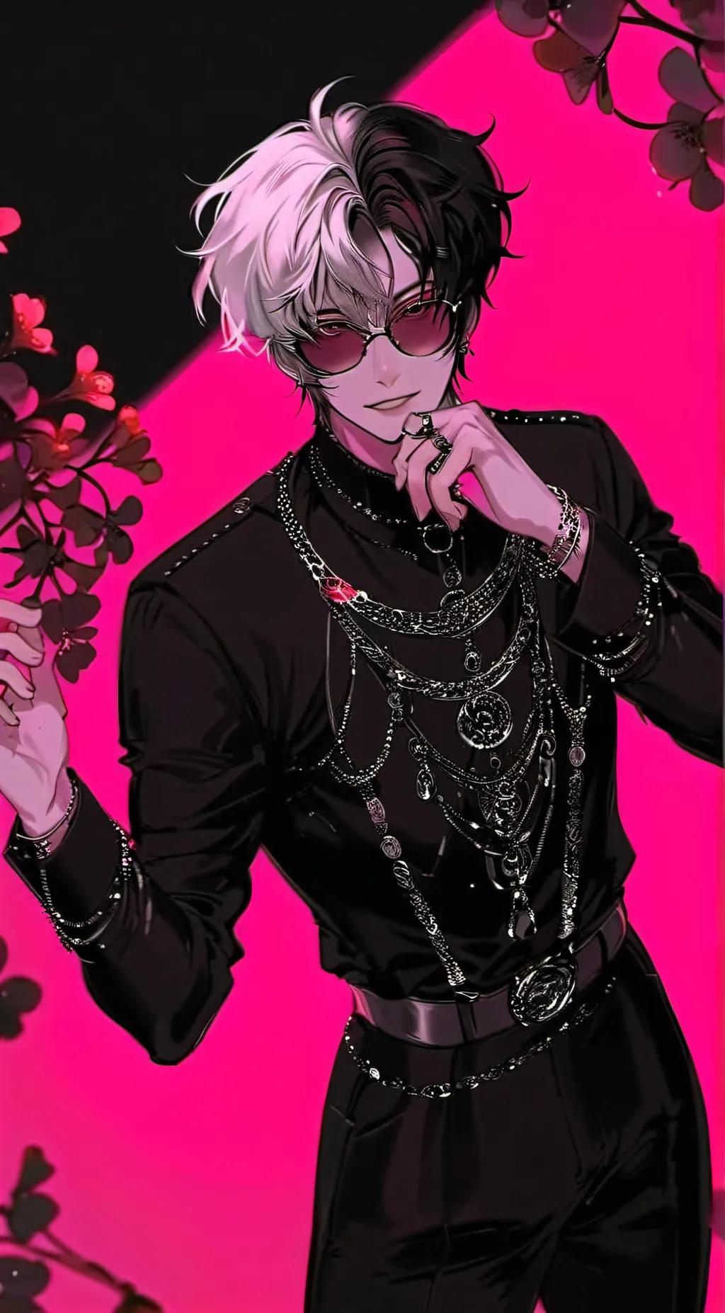 ai character: Blake white background