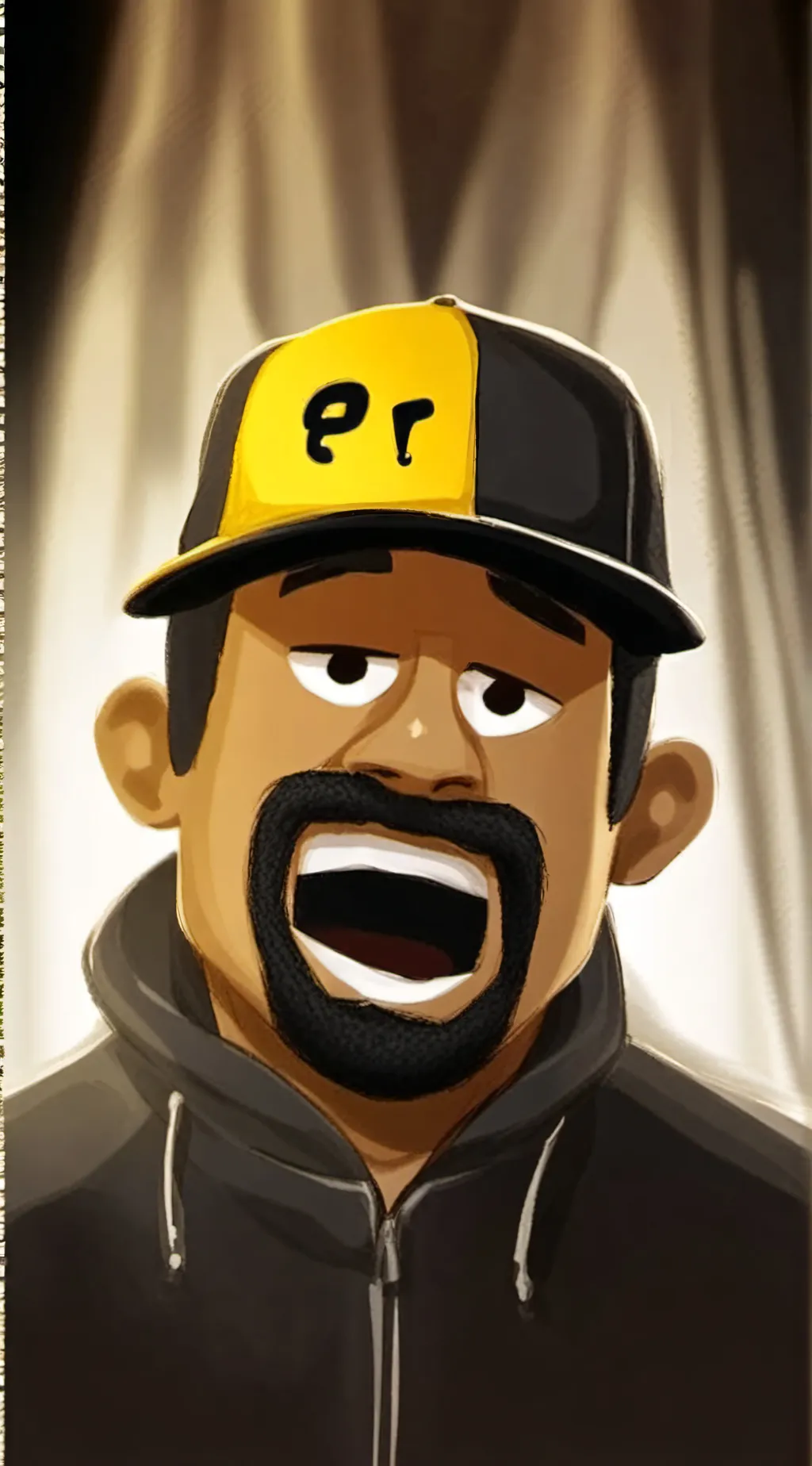 ai character: testin background