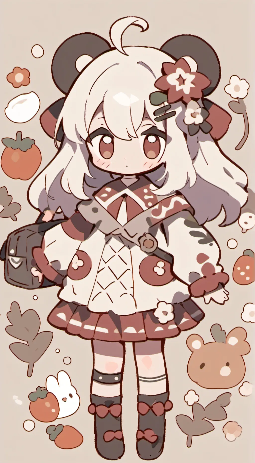 ai character: red velvet  background