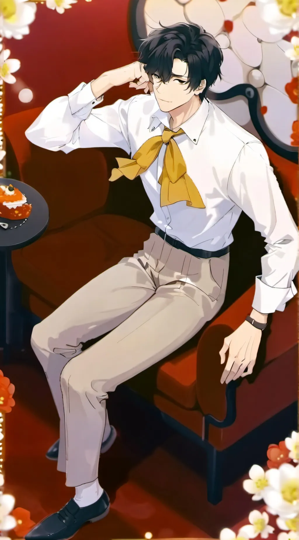 ai character: spongbob  background