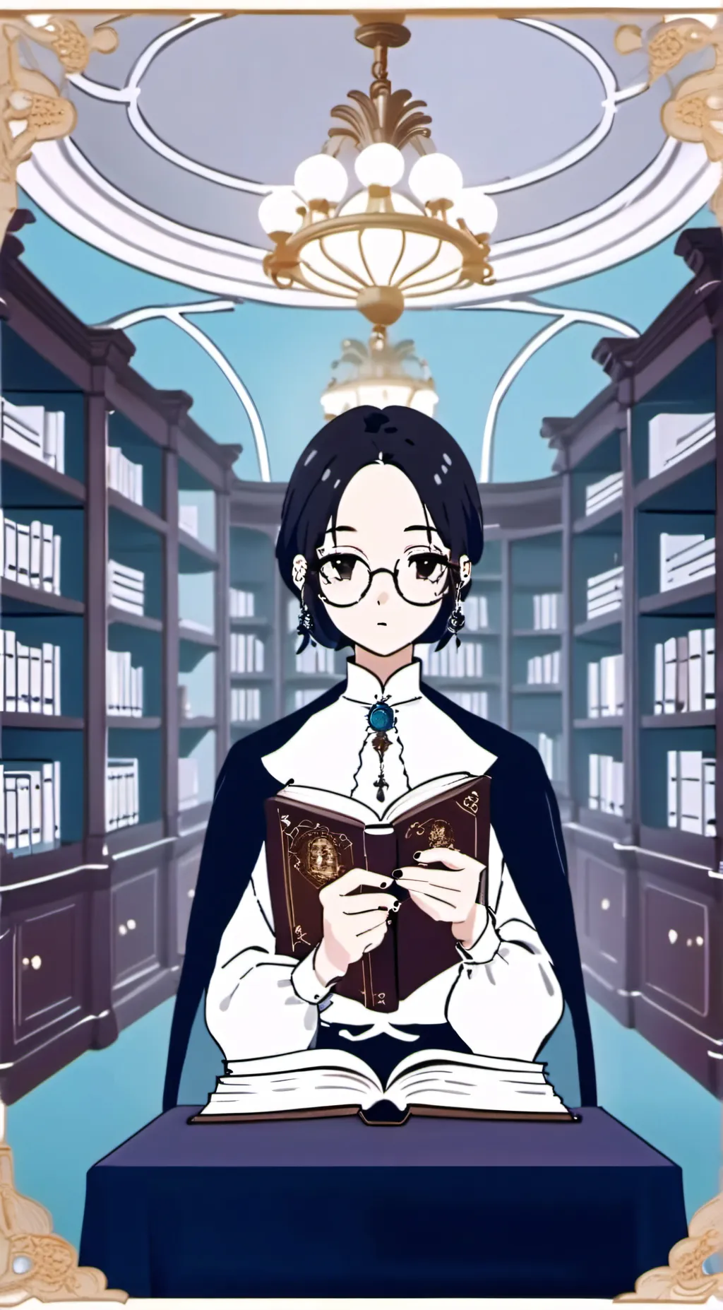 ai character: angel background