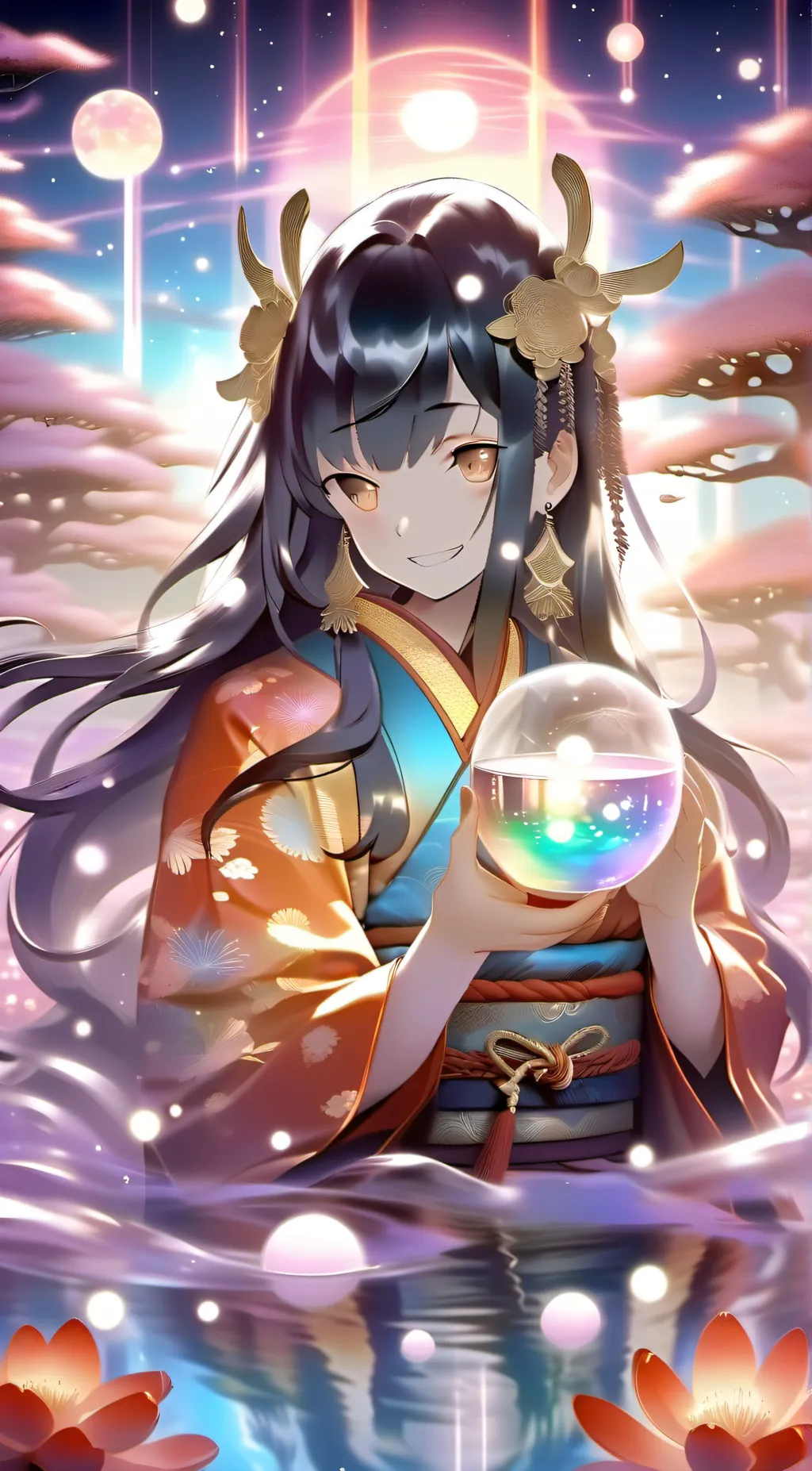 ai character: Muichiro  background