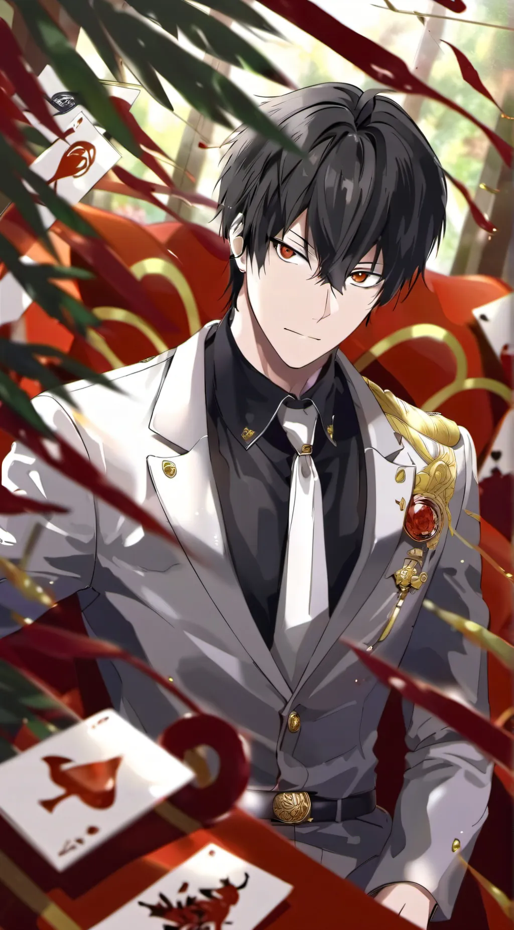 ai character: Mha + jjk background